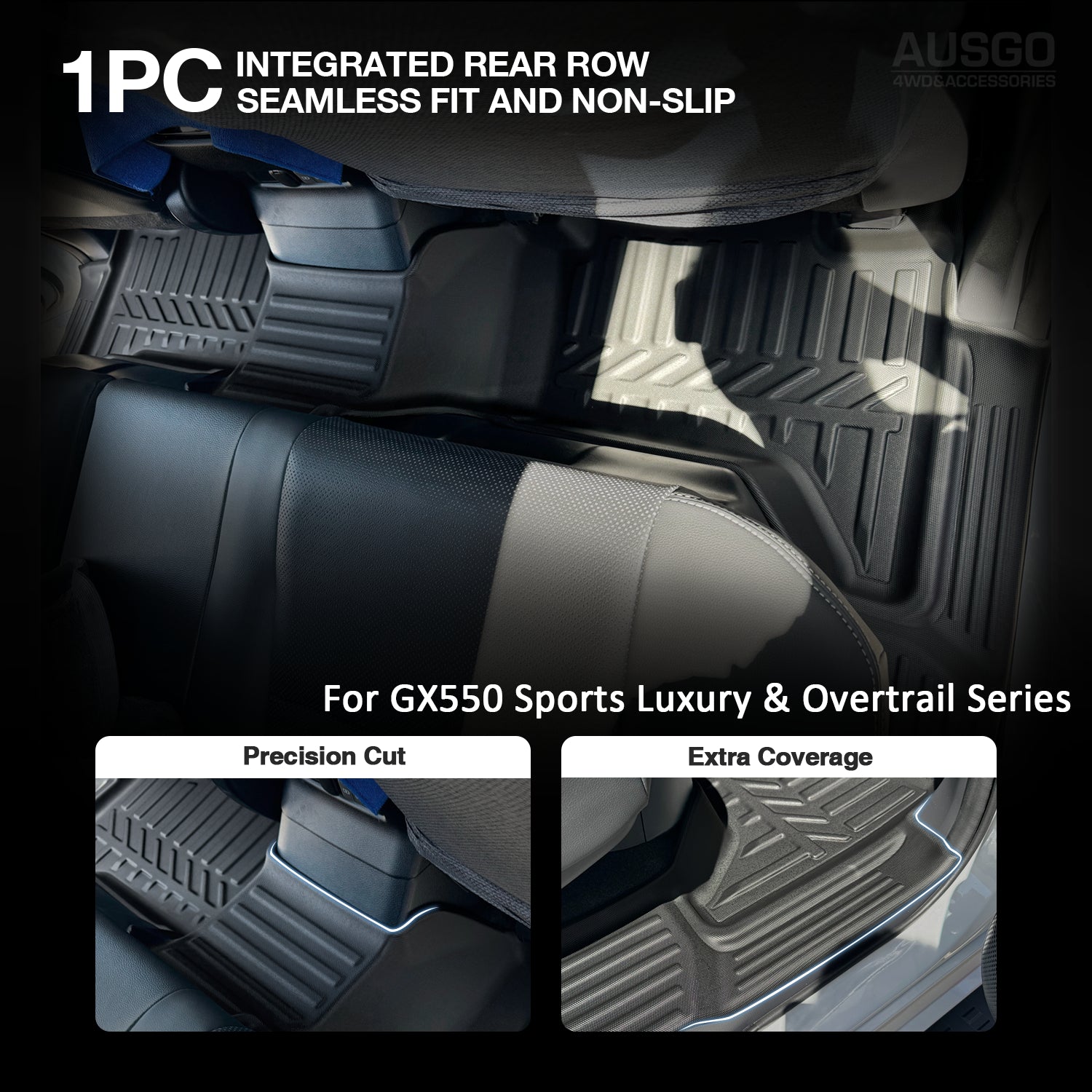 7D Car Floor Mats for Lexus GX550 2024-Onwards
