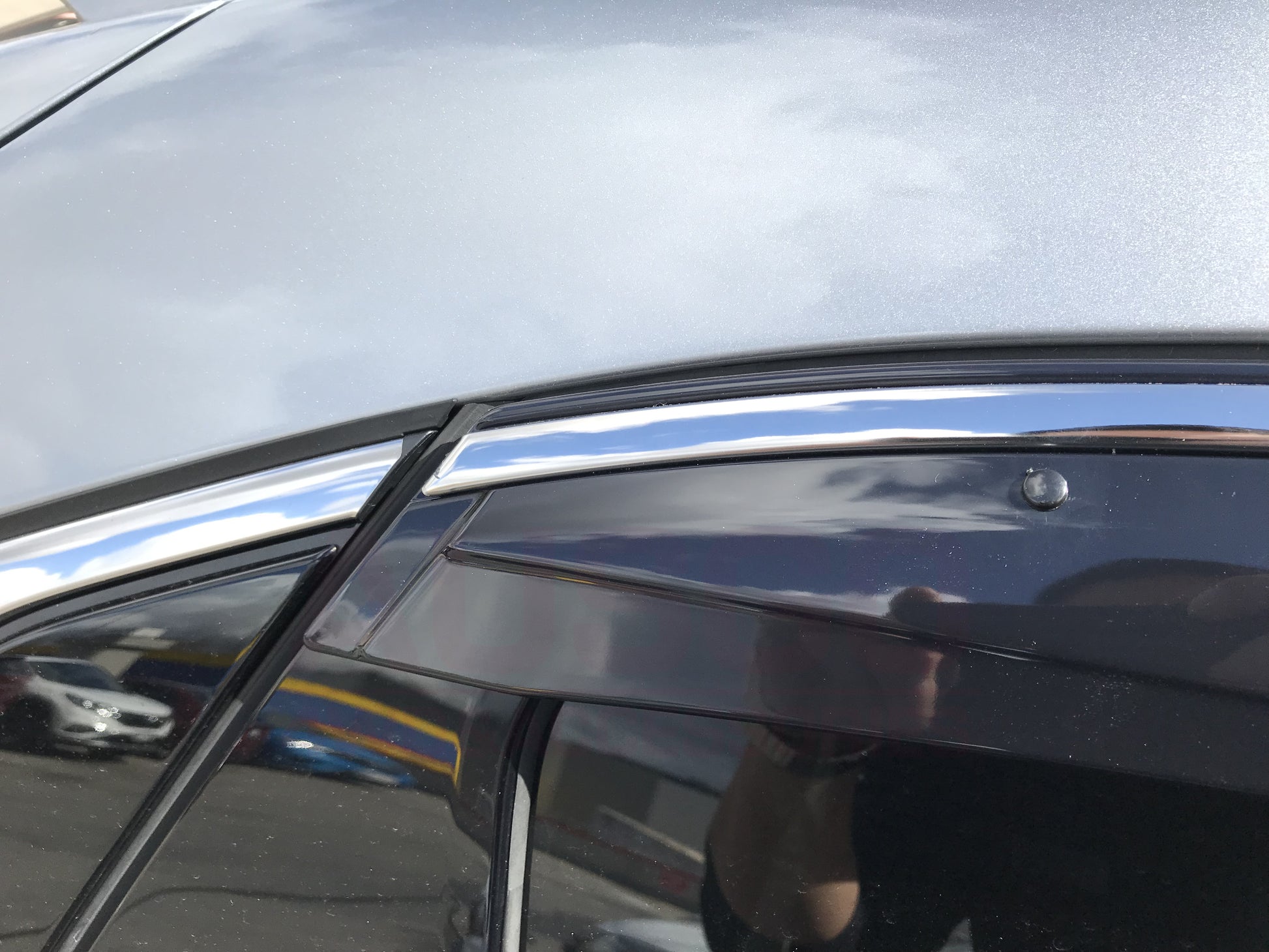 Stainless Trim Weather Shields for Honda Civic Hatch 10th 2017-2021