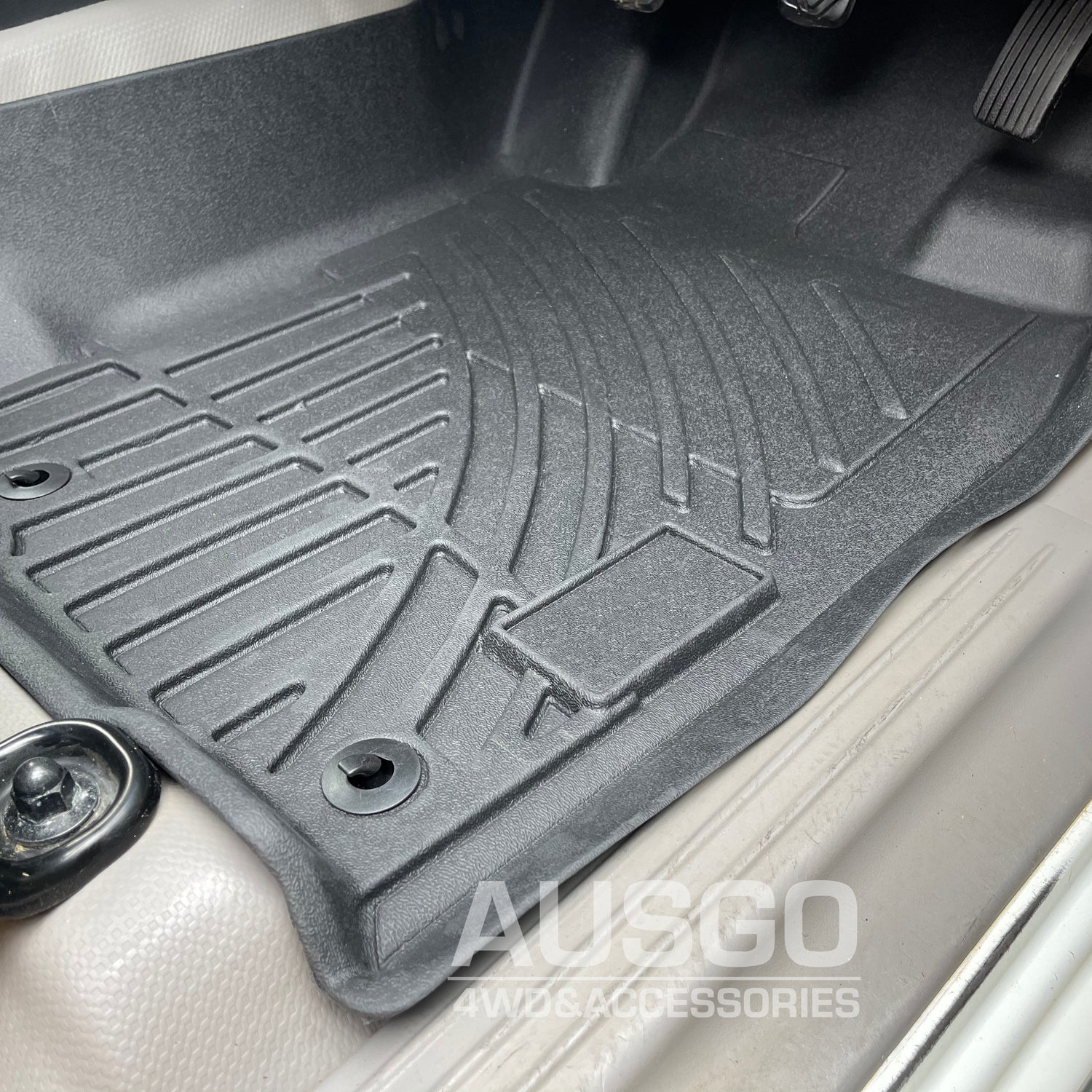 3D Floor Mats for Mitsubishi Triton MQ MR Single / Extra Cab 2015-2024