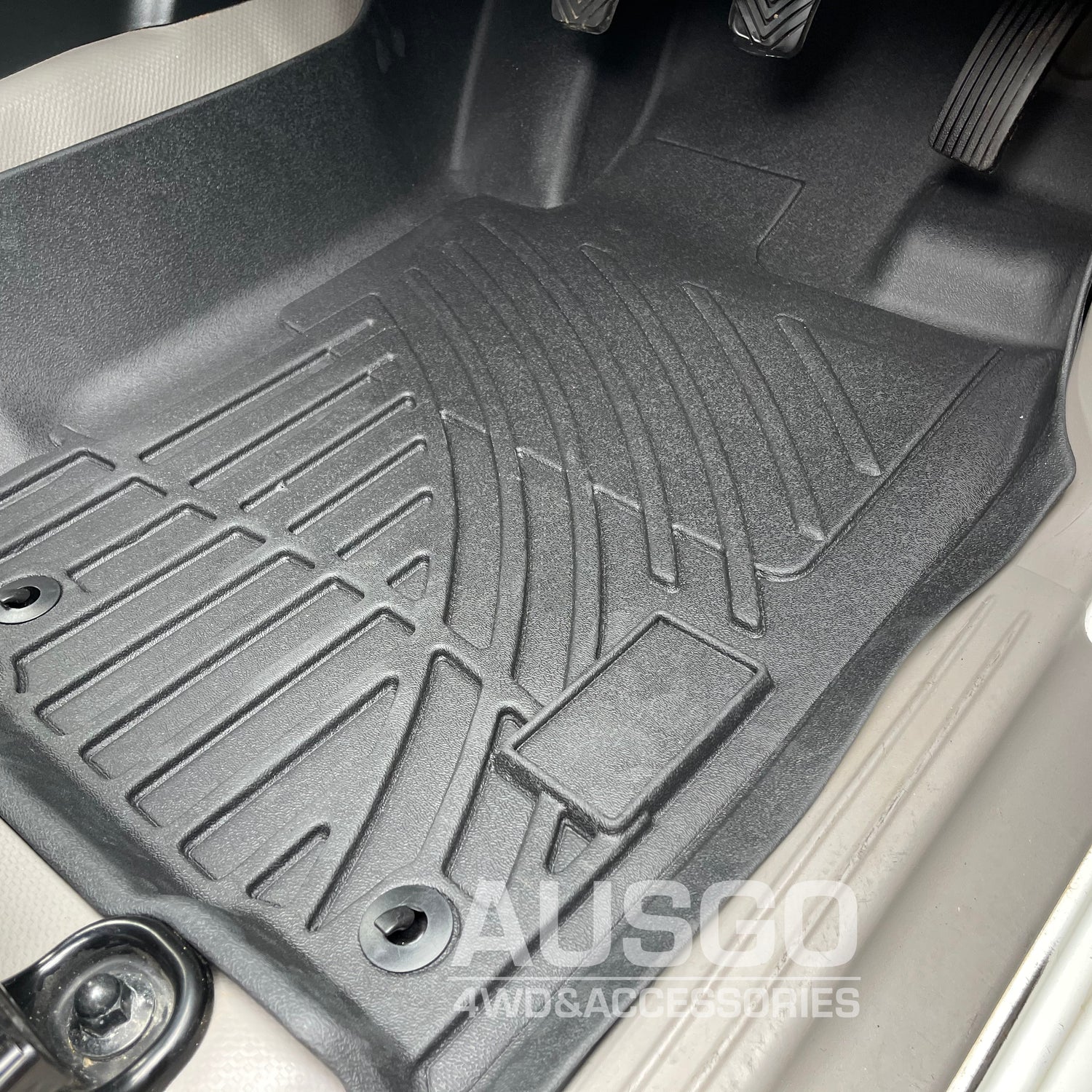 3D Floor Mats for Mitsubishi Triton MQ MR Single / Extra Cab 2015-2024