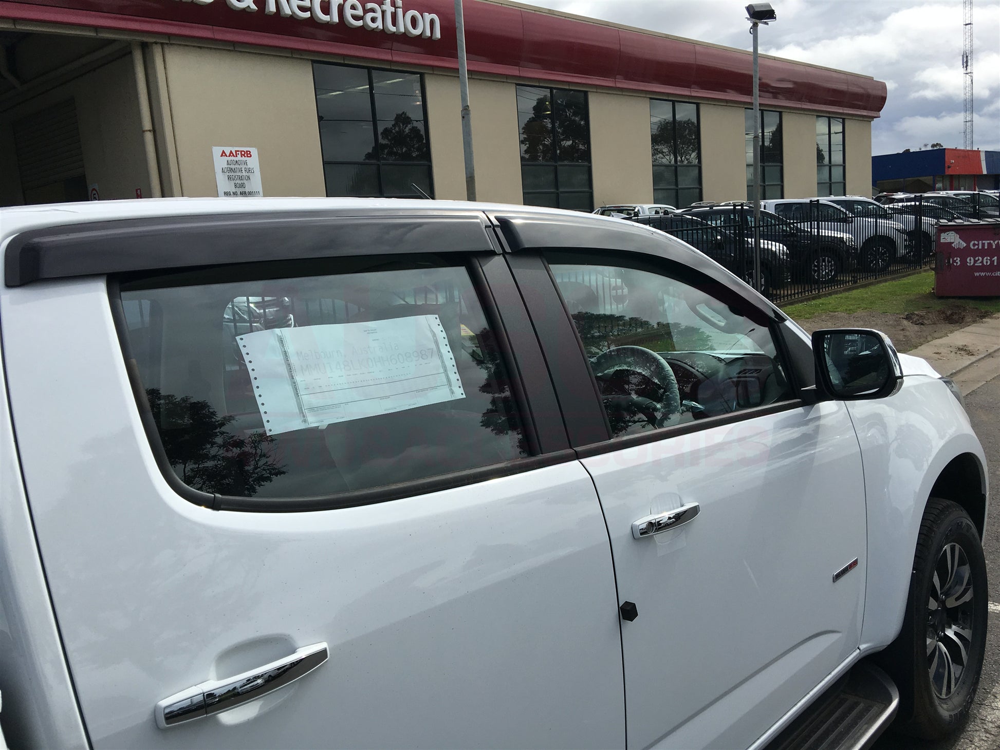 Injection Weather Shields for Holden Colorado Dual Cab RG Series 2012-Onwards