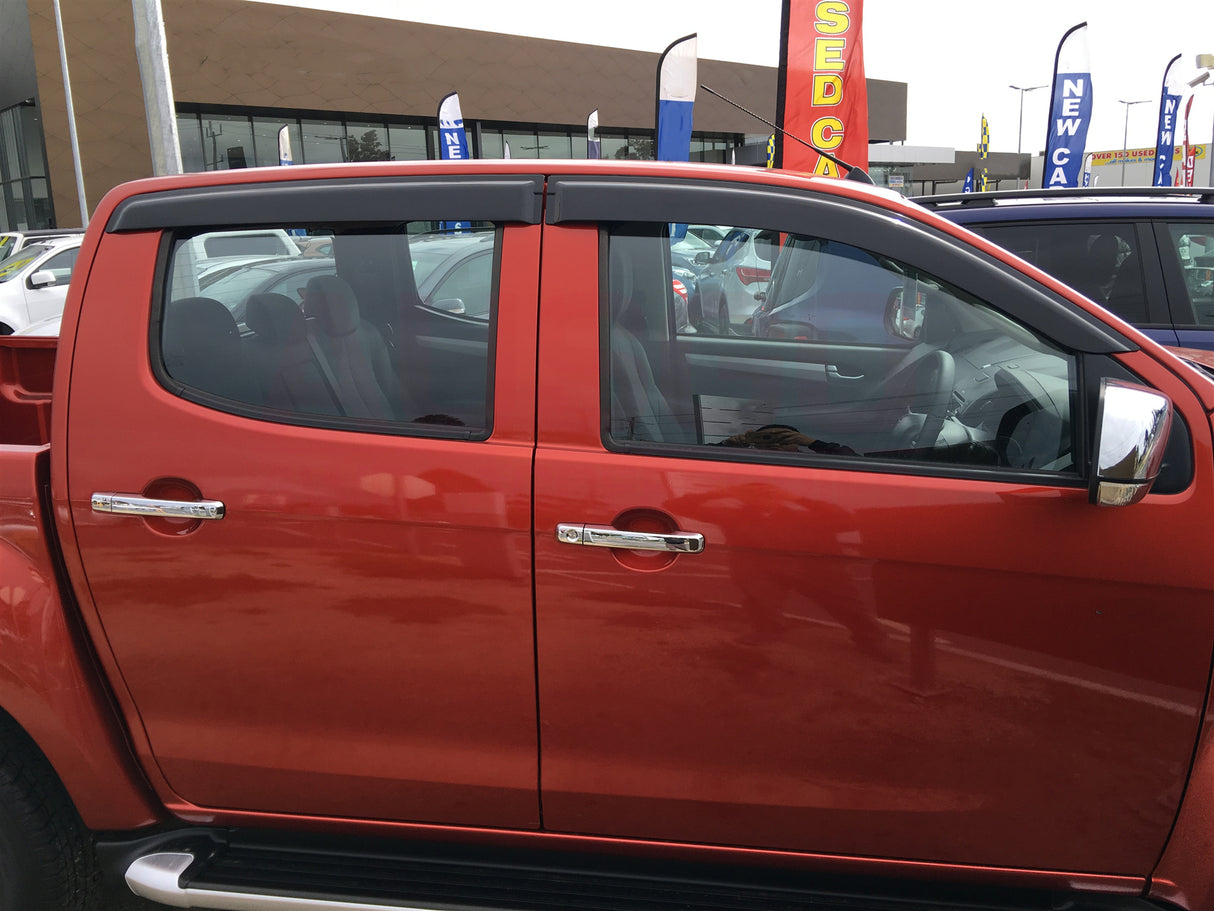 Injection Weather Shields for ISUZU D-MAX DMAX Dual Cab 2012-2020