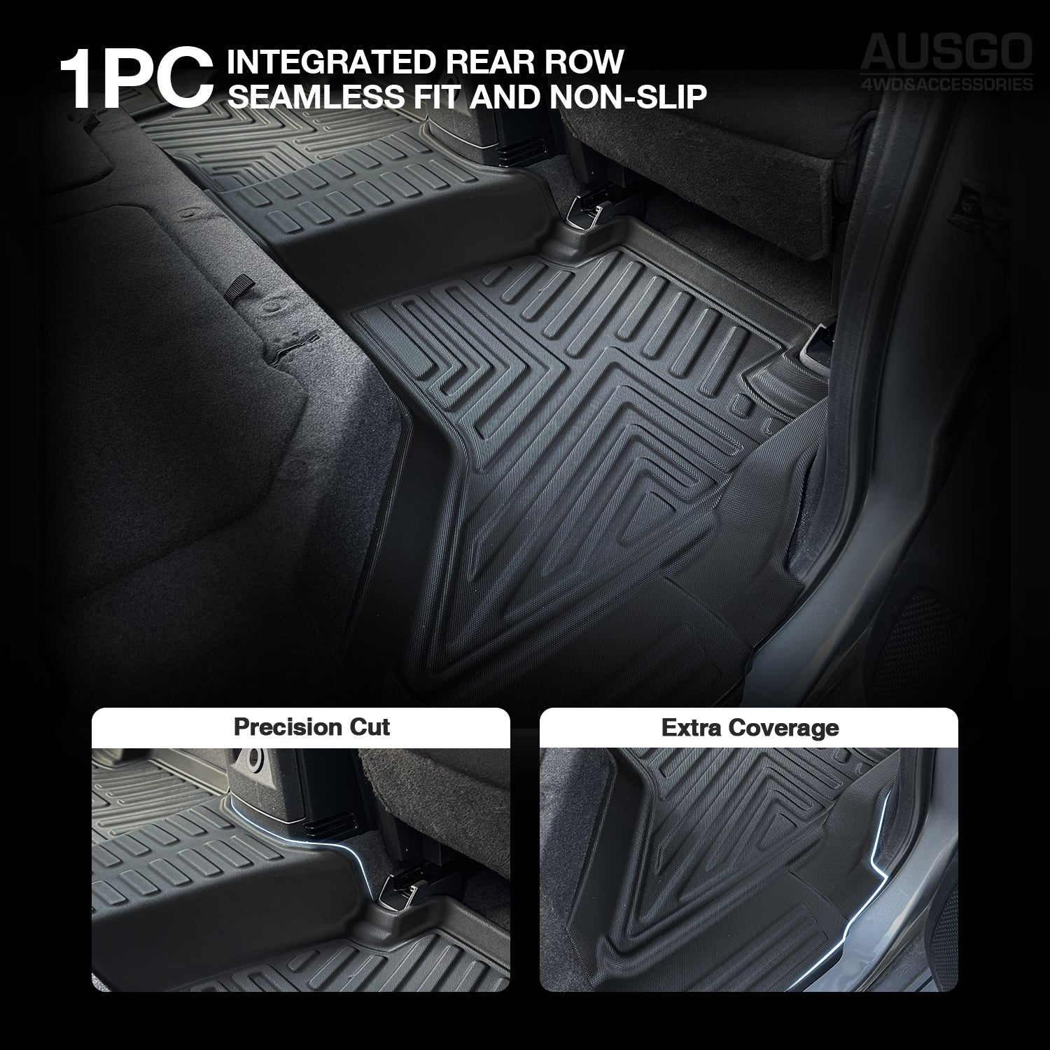 5D Car Floor Mats for Holden Colorado Dual Cab 2012-Onwards