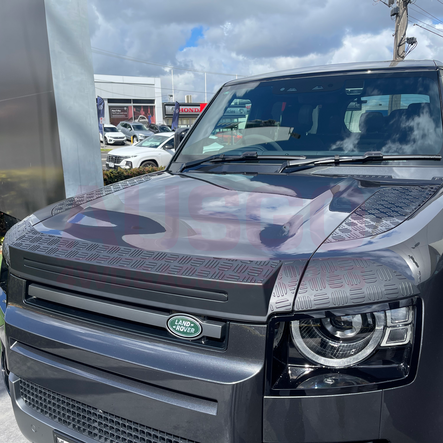 Wide Type Weather Shields + Bonnet Protector for Land Rover Defender L663 110 2020-Onwards