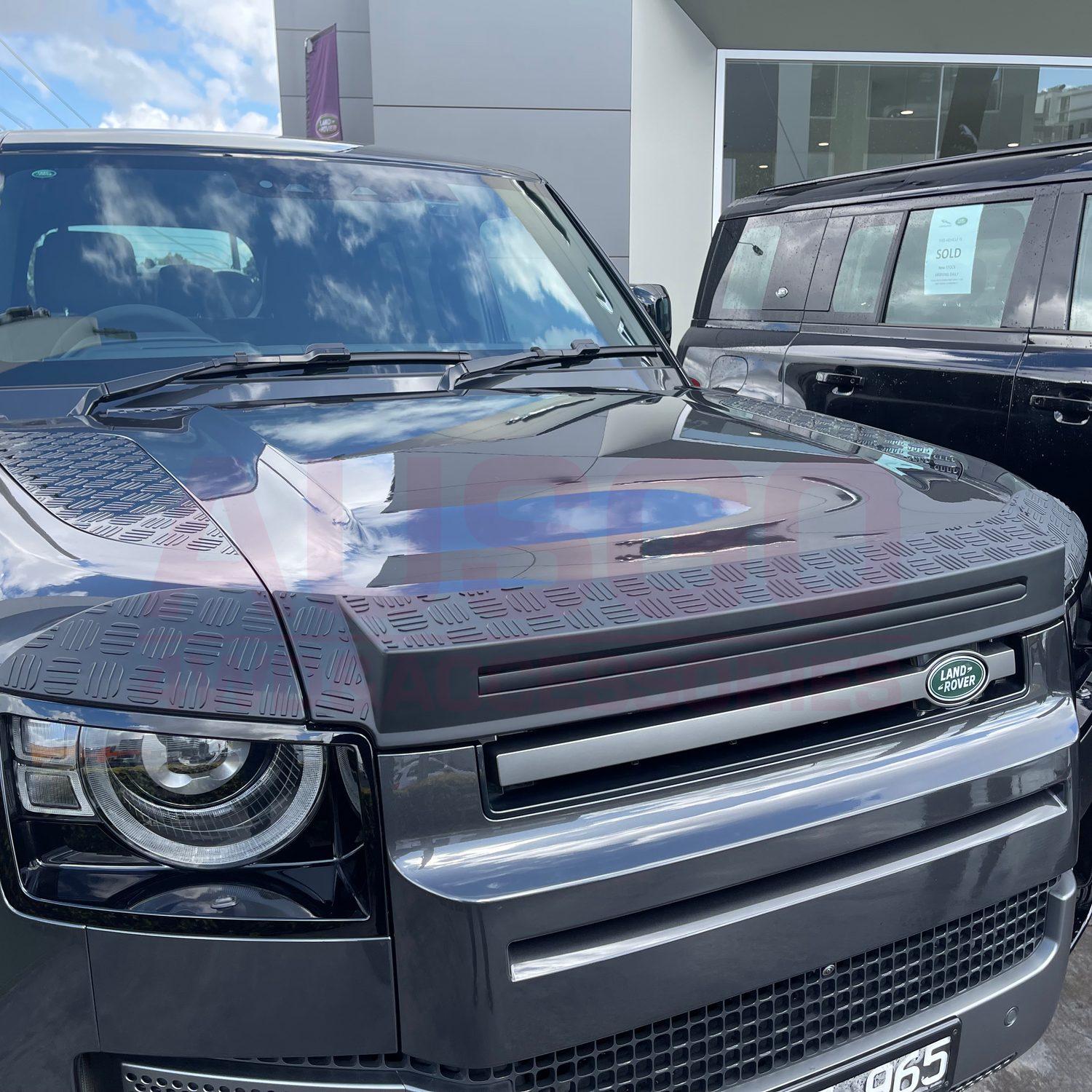 Wide Type Weather Shields + Bonnet Protector for Land Rover Defender L663 110 2020-Onwards