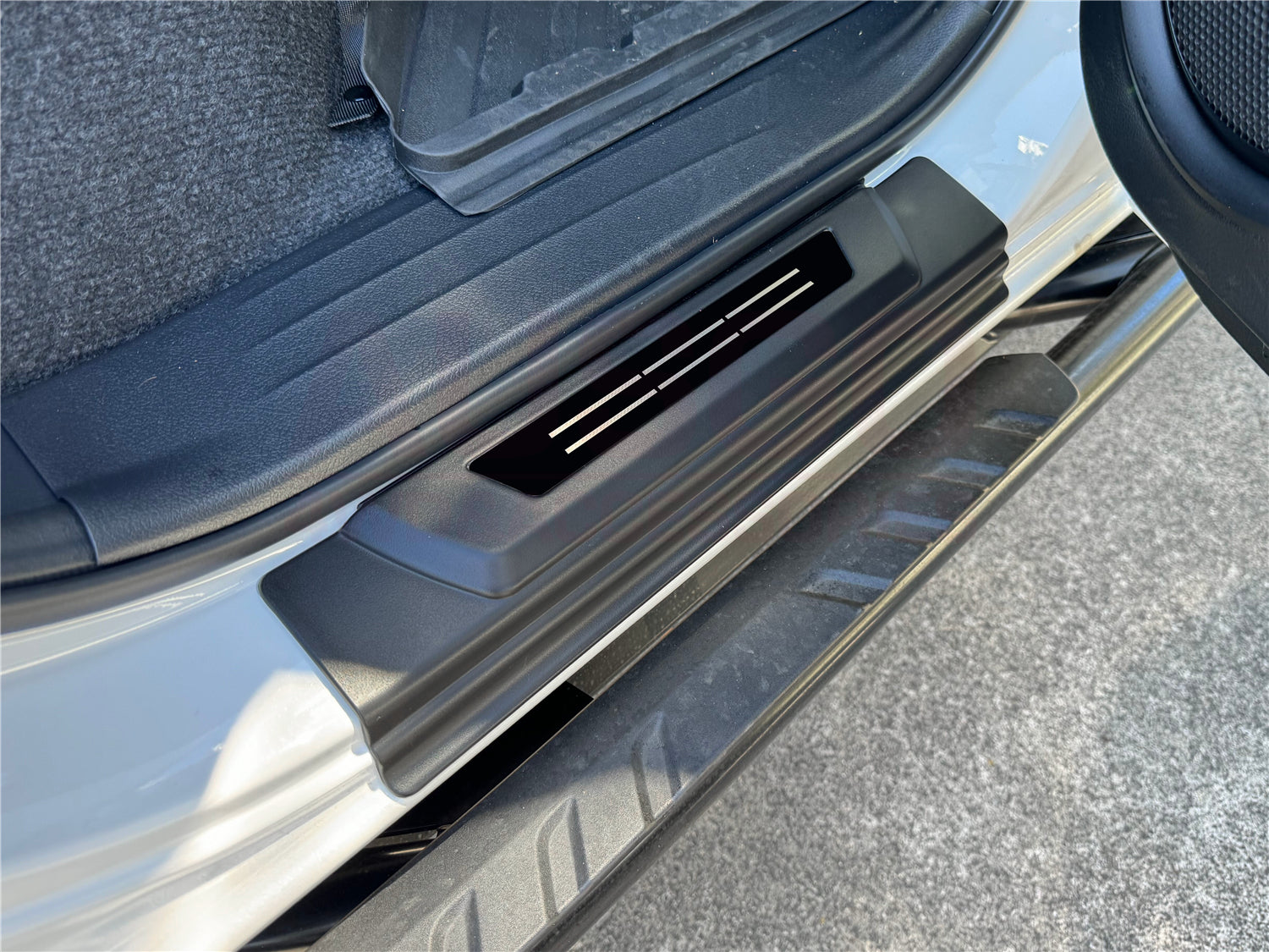 ABS Door Sill Protector for Toyota Hilux Dual Cab 2015-Onwards