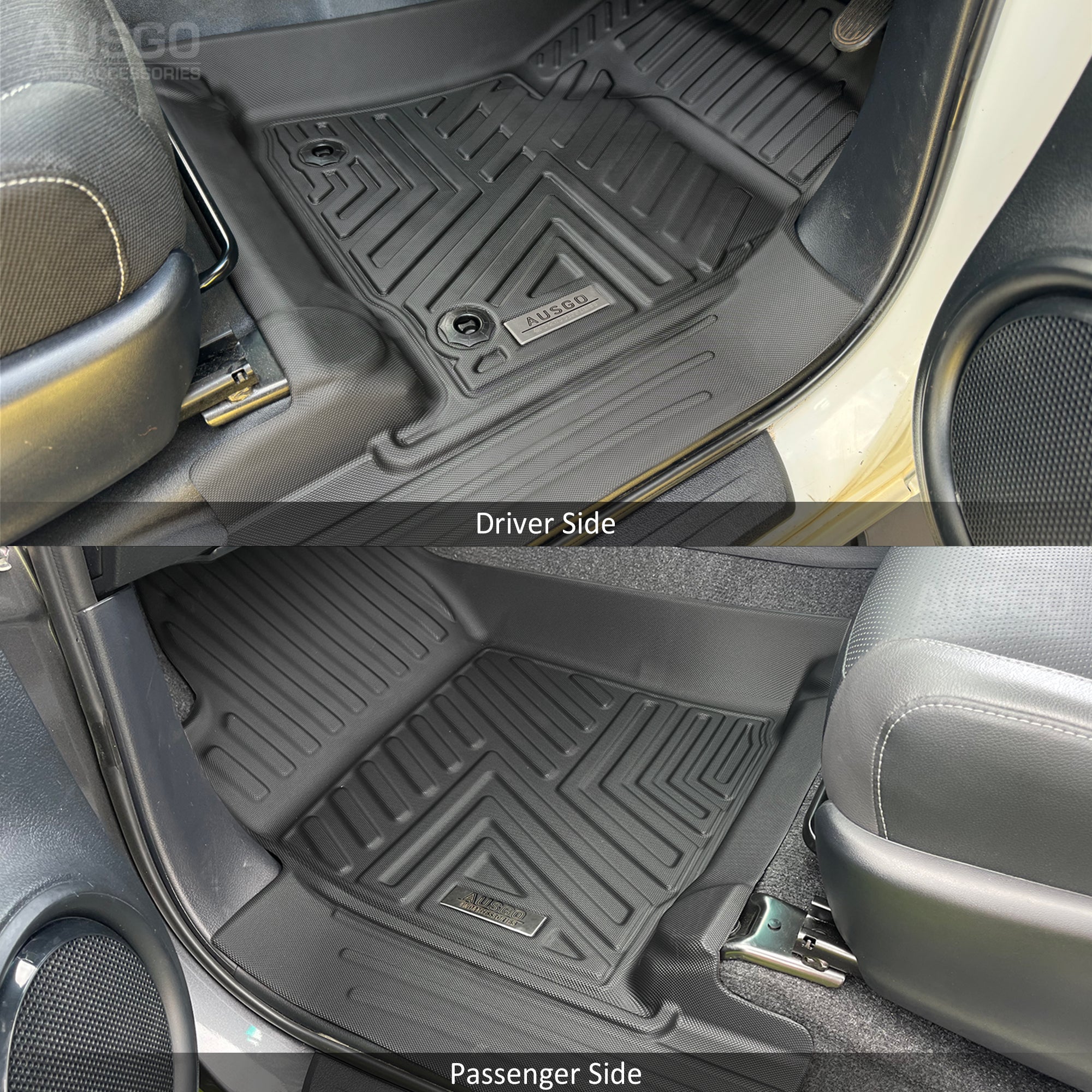 5D Car Floor Mats for Toyota Hilux Manual Transmission Single / Extra Cab 2015-Onwards