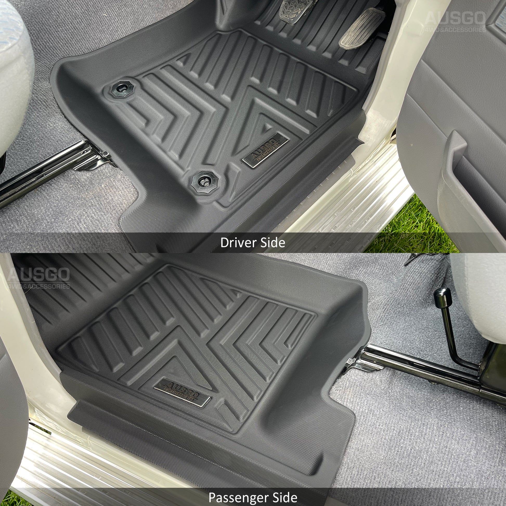 5D Car Floor Mats for Toyota Land Cruiser 78 Series LC78 Troop Carries 2012-Onwards