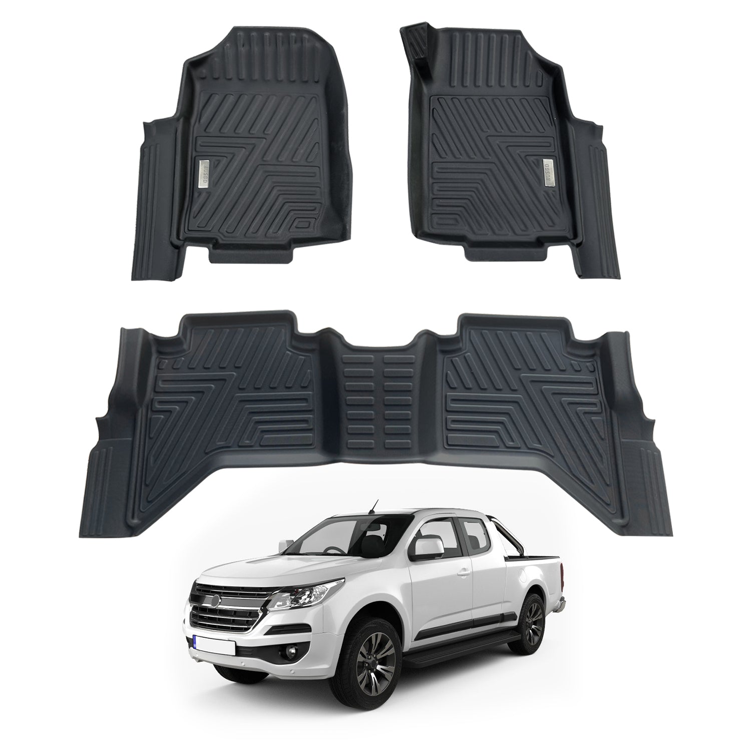 5D Car Floor Mats for Holden Colorado Dual Cab 2012-Onwards