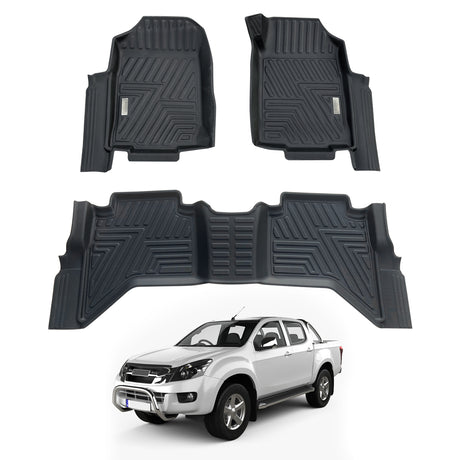 5D Car Floor Mats for ISUZU D-MAX DMAX Dual Cab 2012-2020