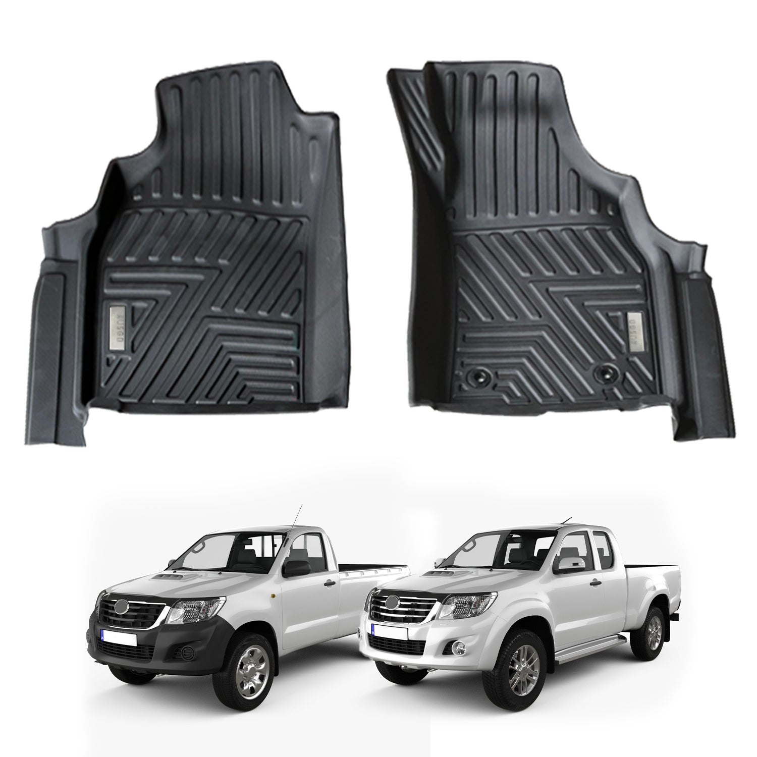 5D Car Floor Mats for Toyota Hilux Single / Extra Cab 2005-2015