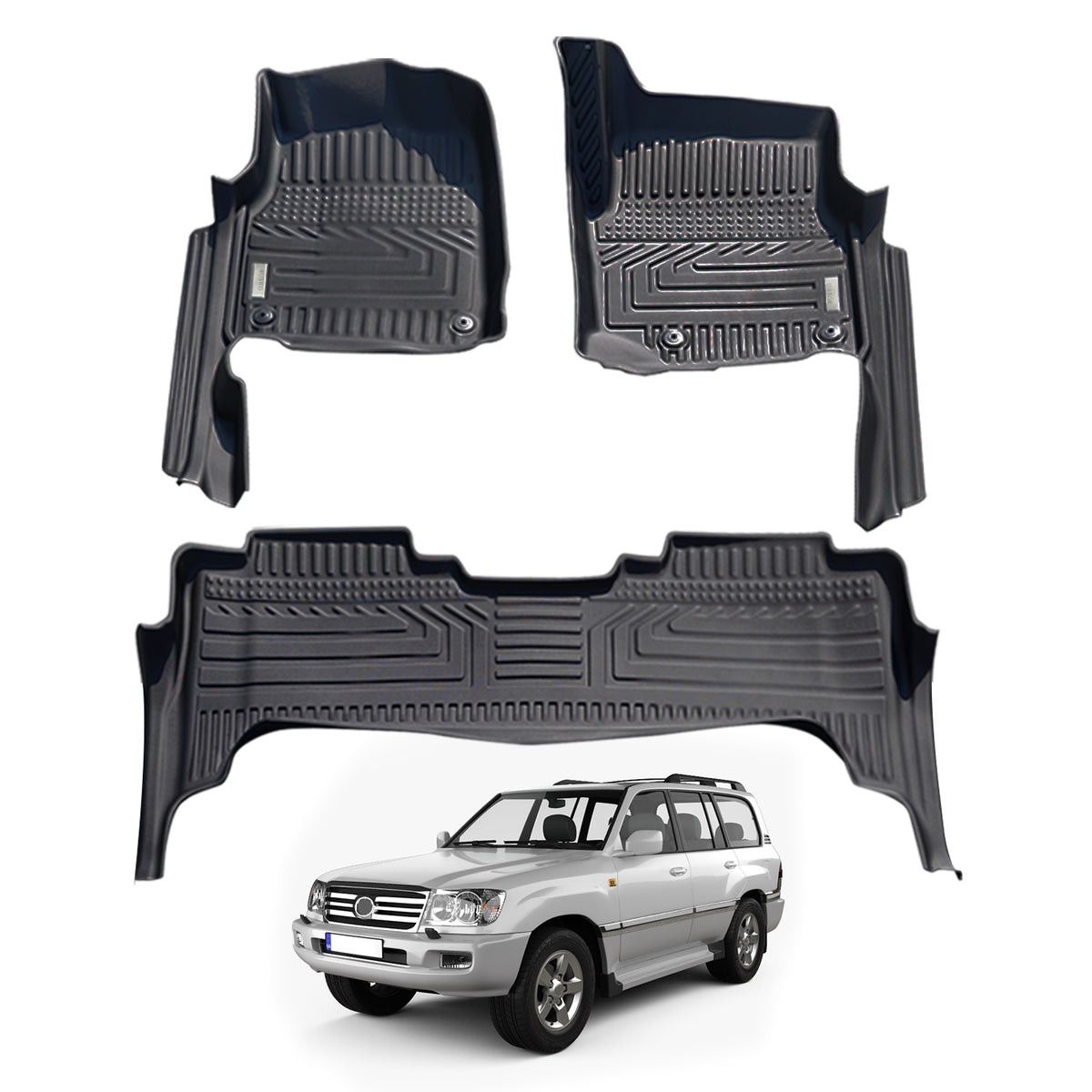 TOYOTA Land Cruiser 2010 -2013 Fronts Only  -Tailored Carpet Car Mats