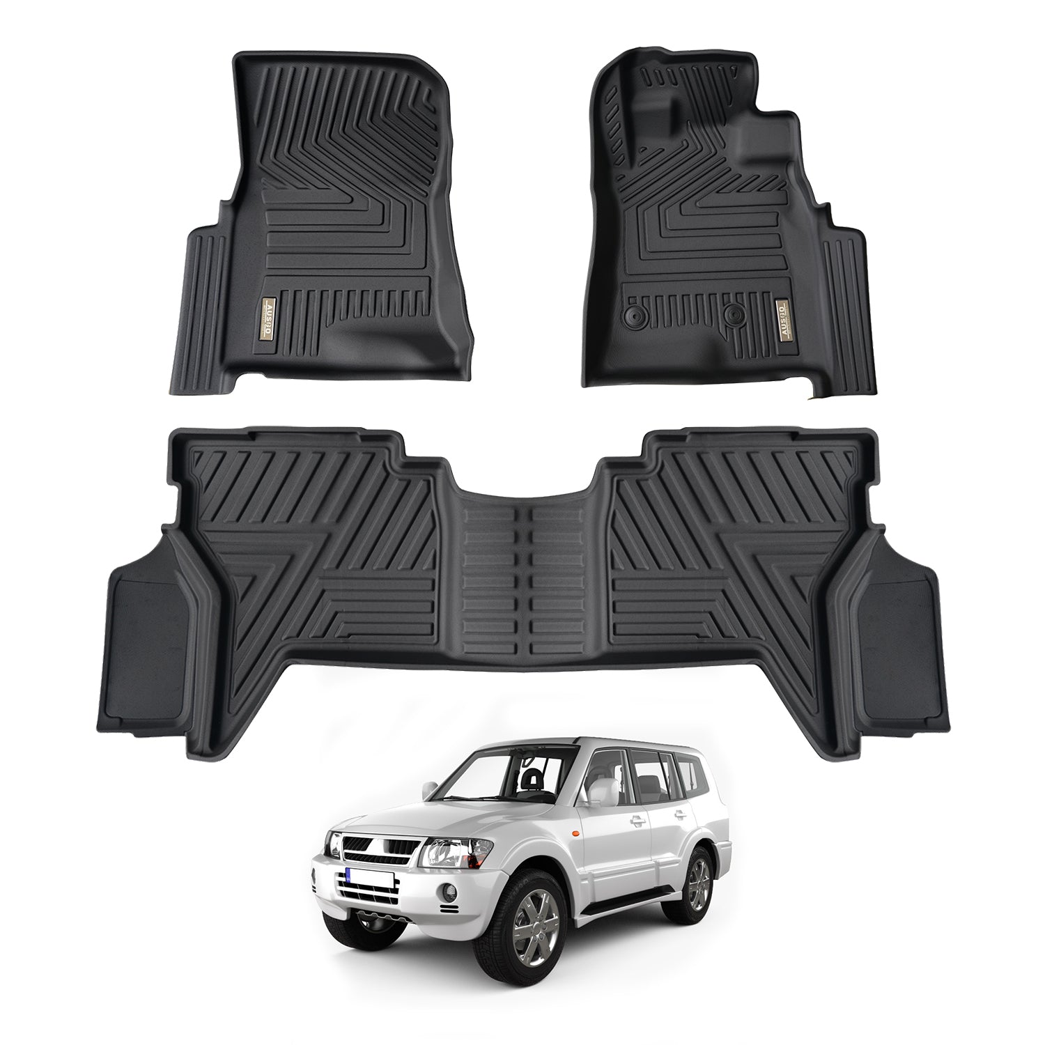 5D Car Floor Mats for Mitsubishi Pajero 2000-2021