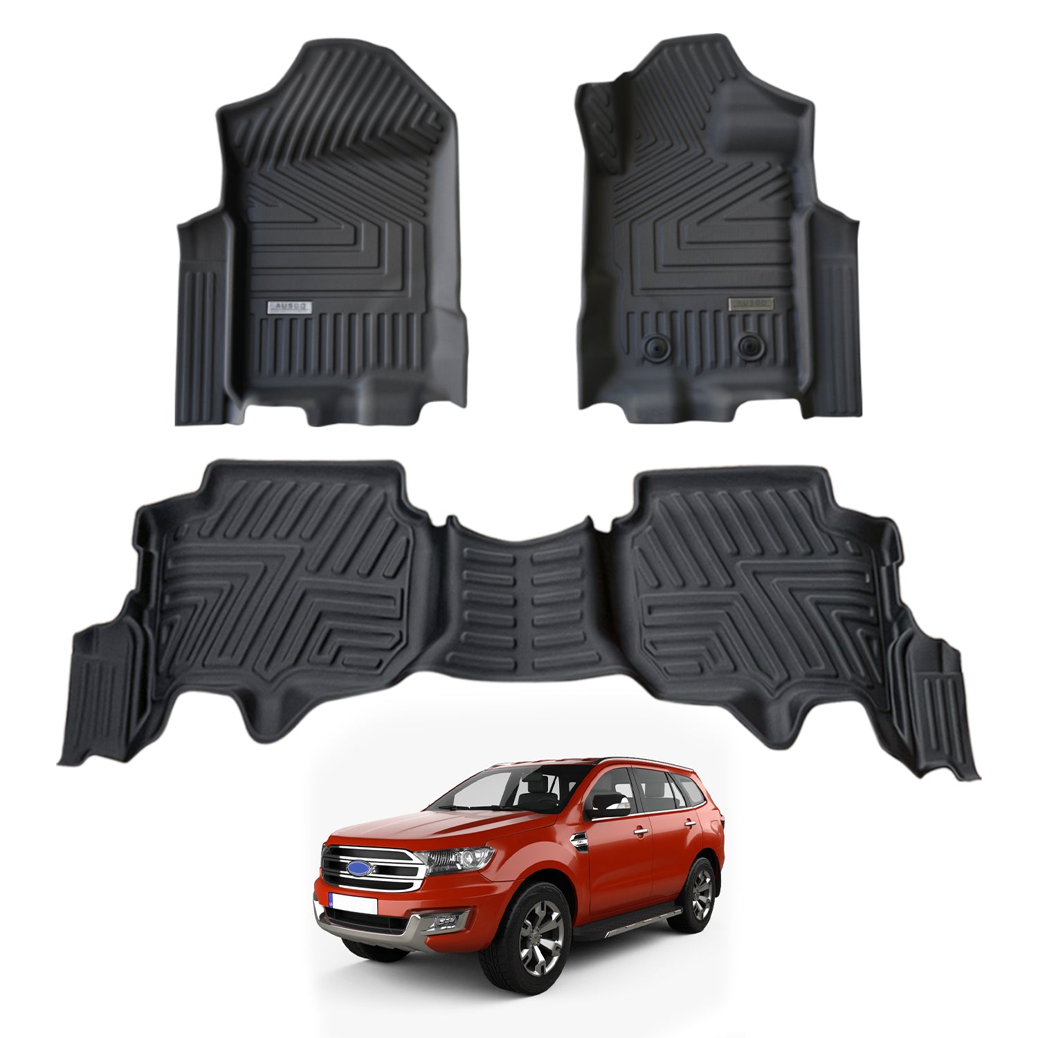 5D Car Floor Mats for Ford Everest UA Series 2015-2022