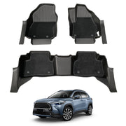 Double-Layer Car Floor Mats for Toyota Corolla Cross 2022-Onwards
