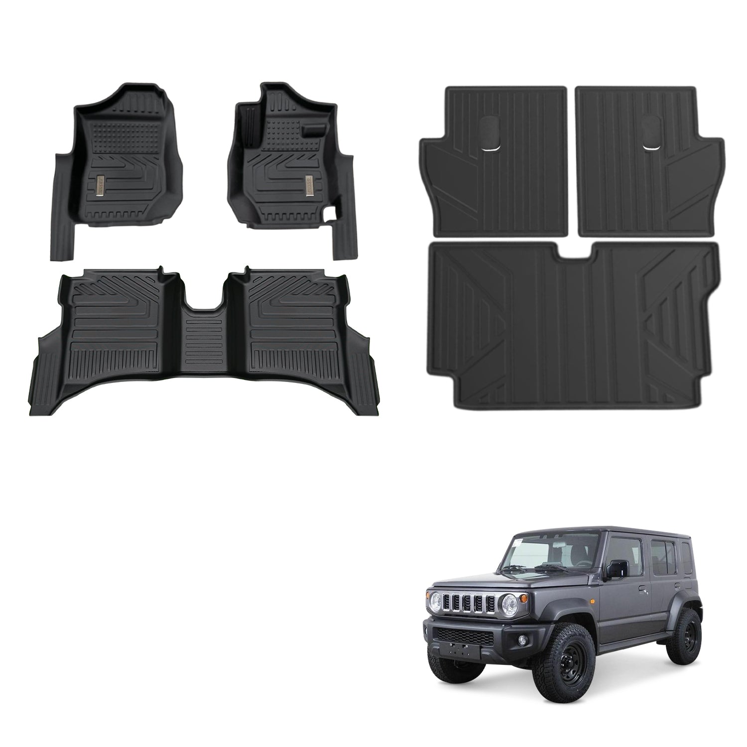 5D Car Floor Mats for Suzuki Jimny XL 5-Door 2023-Onwards