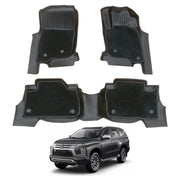 Double-Layer Car Floor Mats for Mitsubishi Pajero Sport 2015-Onwards