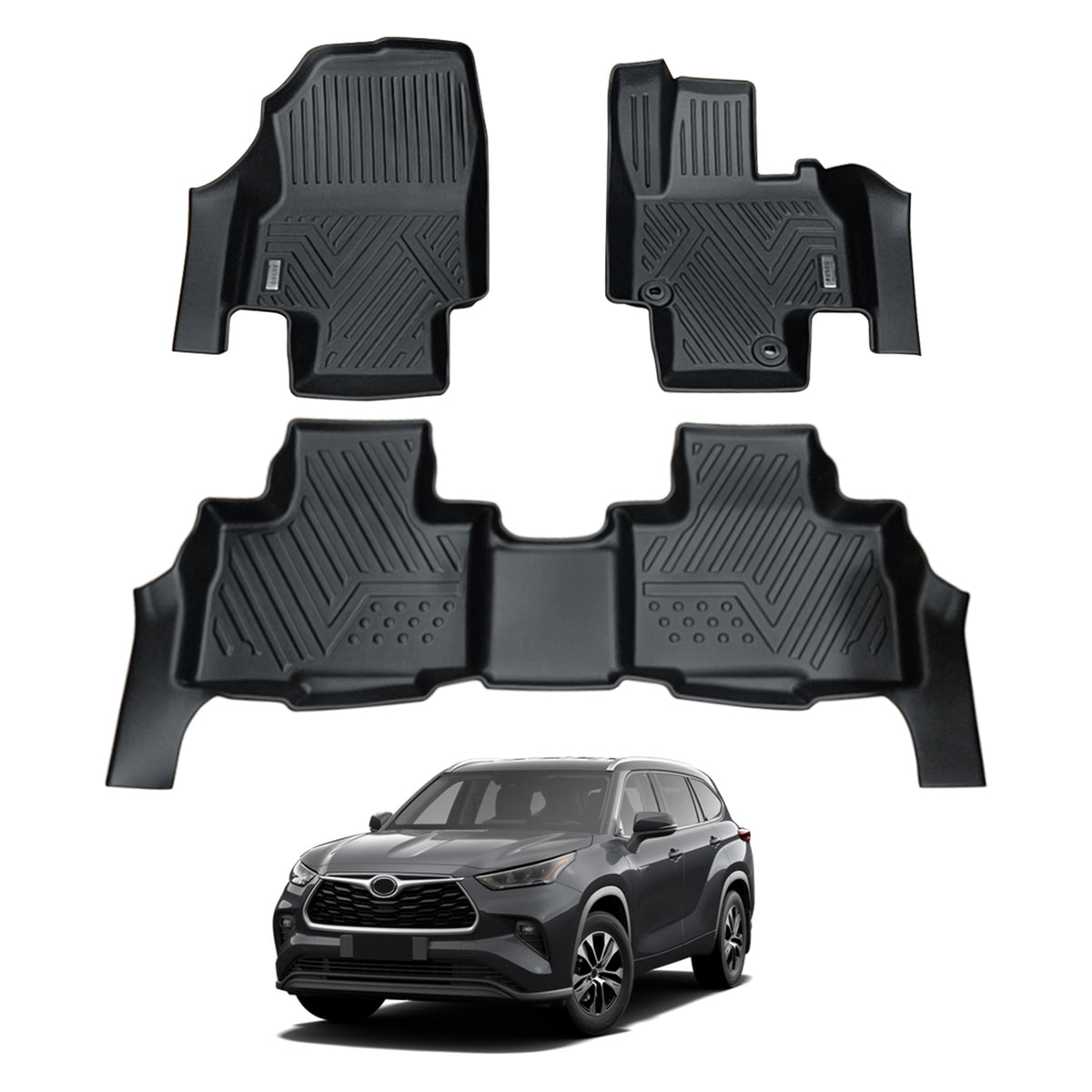 5D Car Floor Mats for Toyota Kluger 2021-Onwards ??? AUSGO 4x4 Accessories