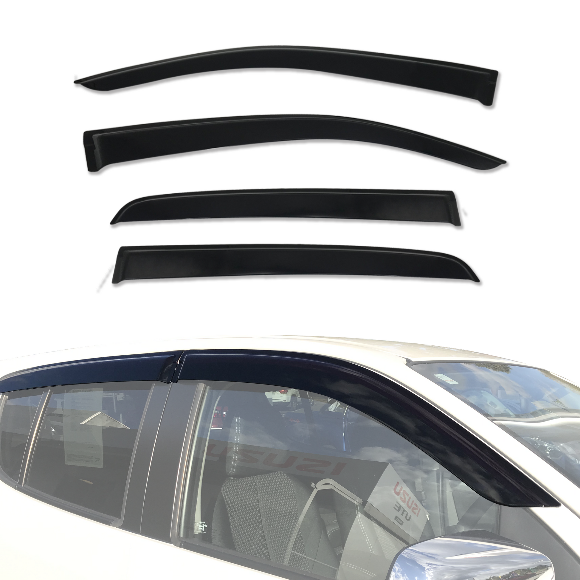 Injection Weather Shields for Holden Colorado 7 RG series 2012-2016