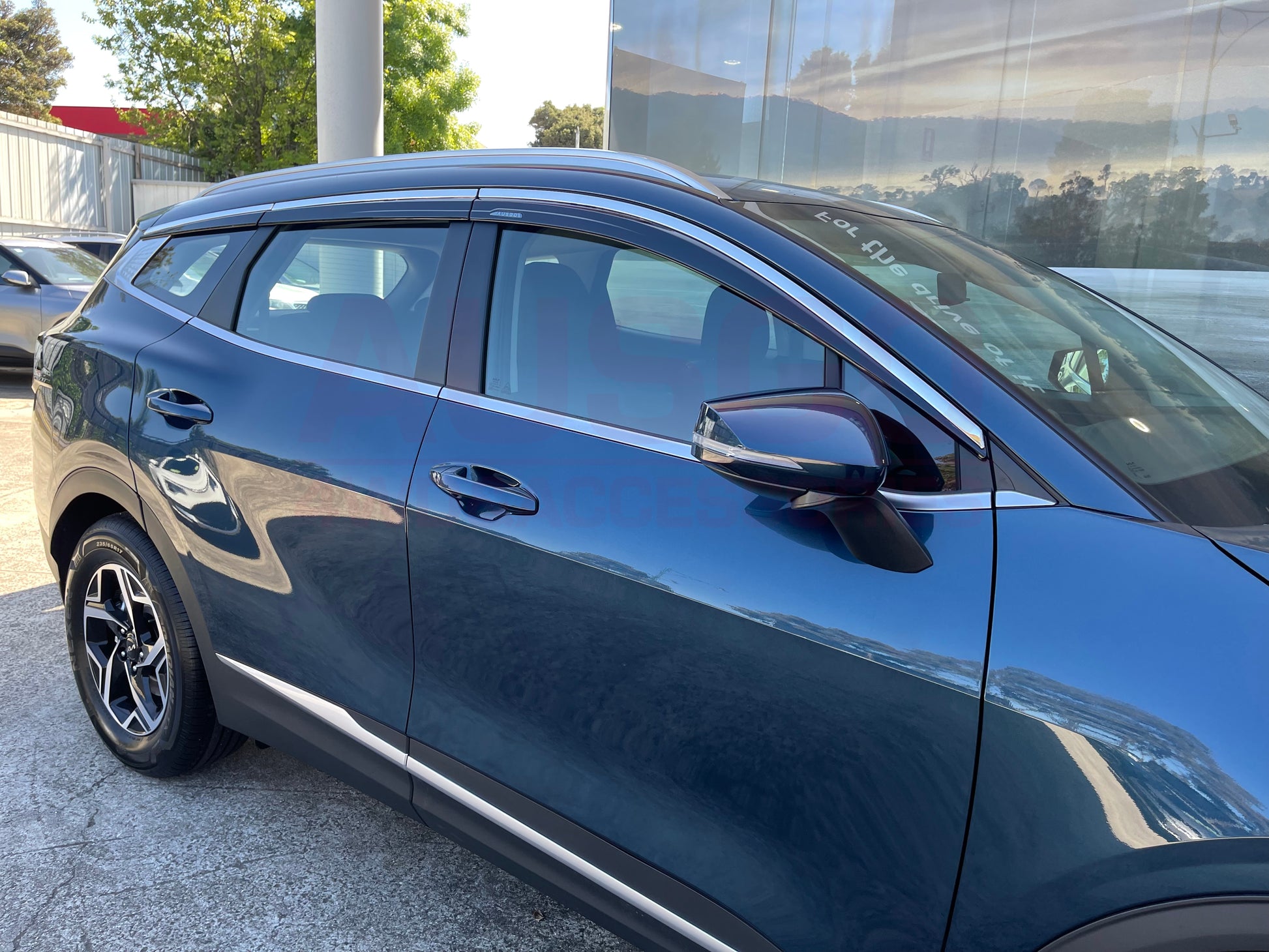 Stainless Trim Weather Shields for KIA Sportage NQ5 2021-Onwards