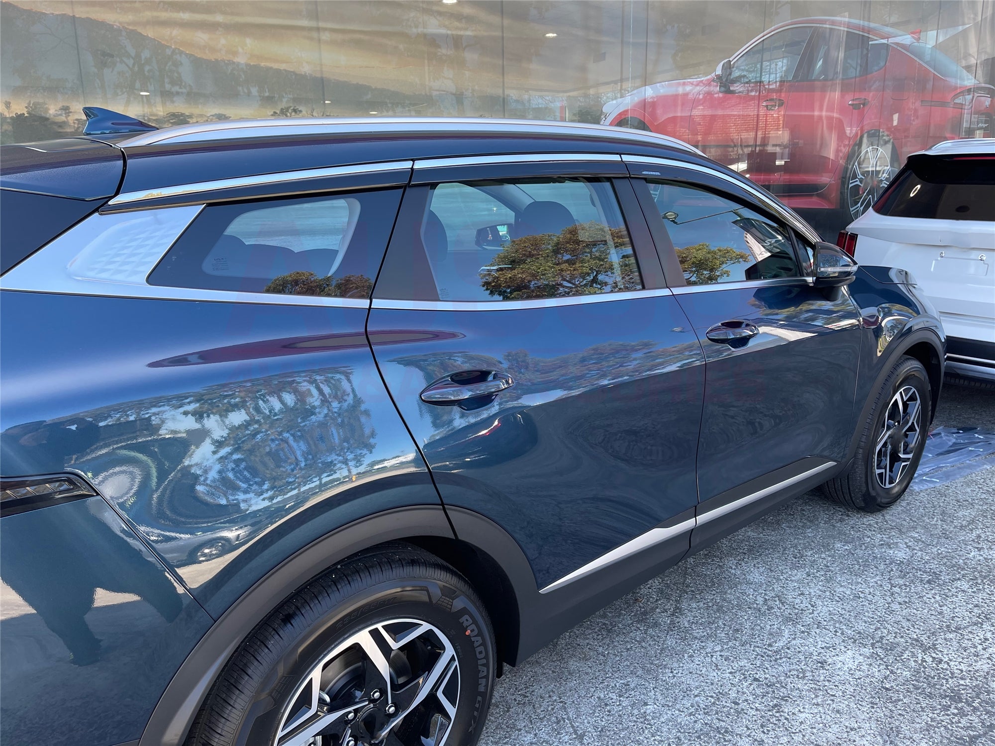 Stainless Trim Weather Shields for KIA Sportage NQ5 2021-Onwards