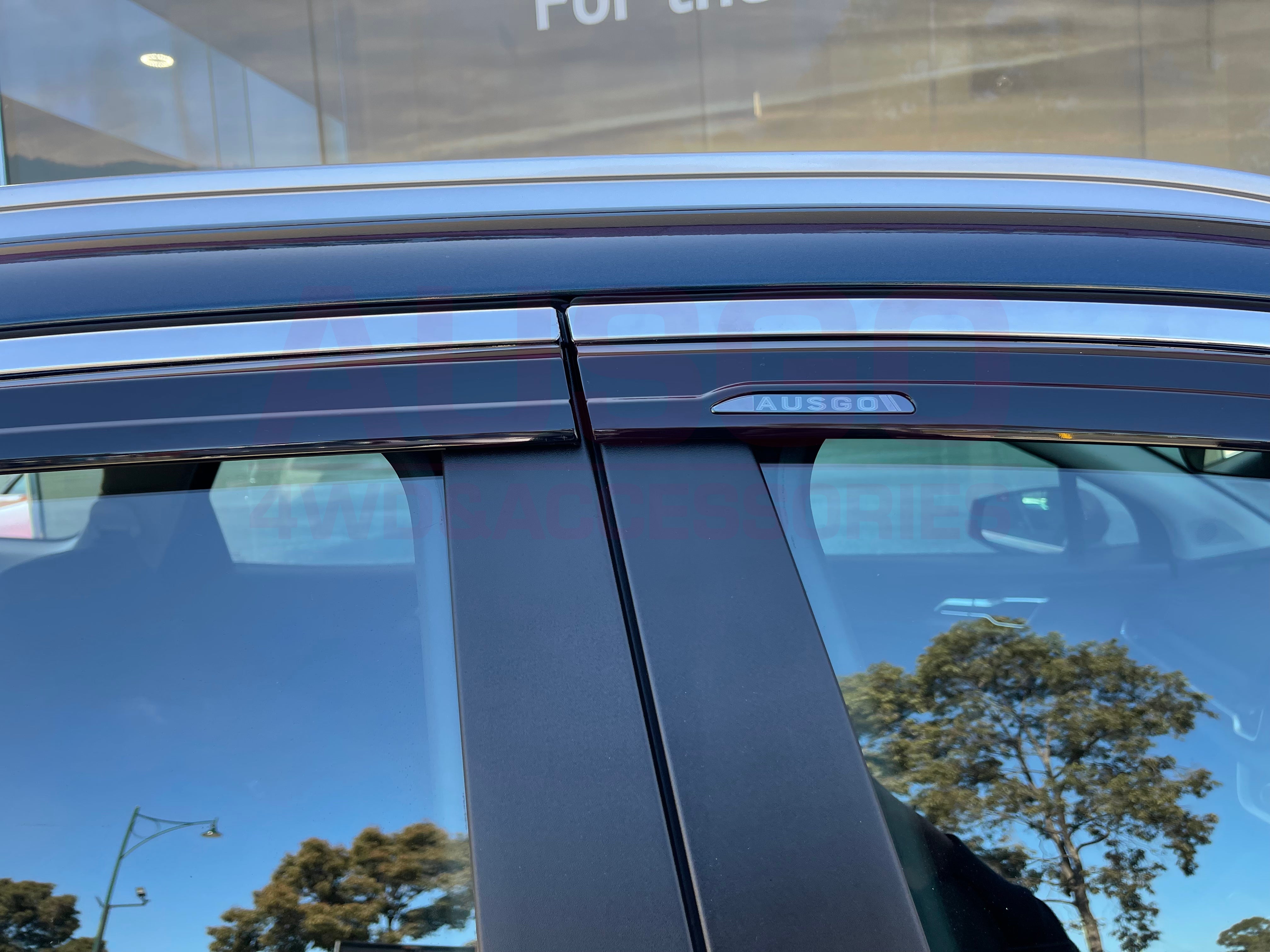 Stainless Trim Weather Shields for KIA Sportage NQ5 2021-Onwards