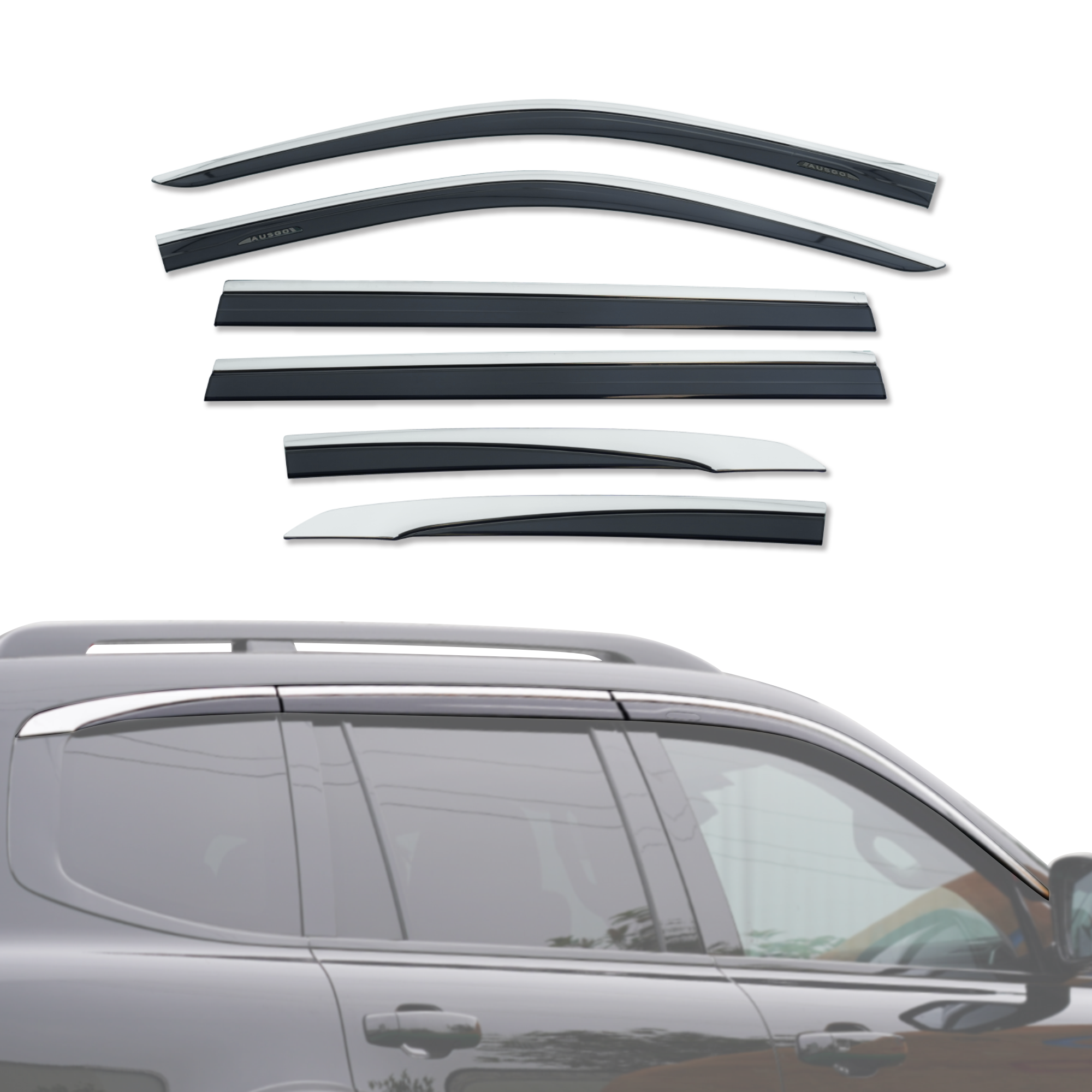 Stainless Trim Weather Shields for GWM Tank 500 2024-Onwards