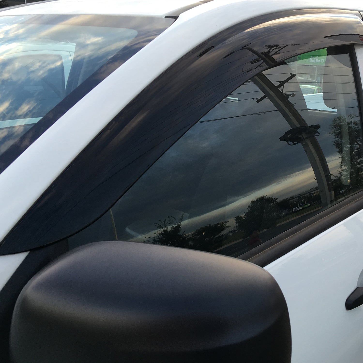 Weather Shields + Bonnet Protector for Mitsubishi Triton MQ Extra Cab 2015-2018