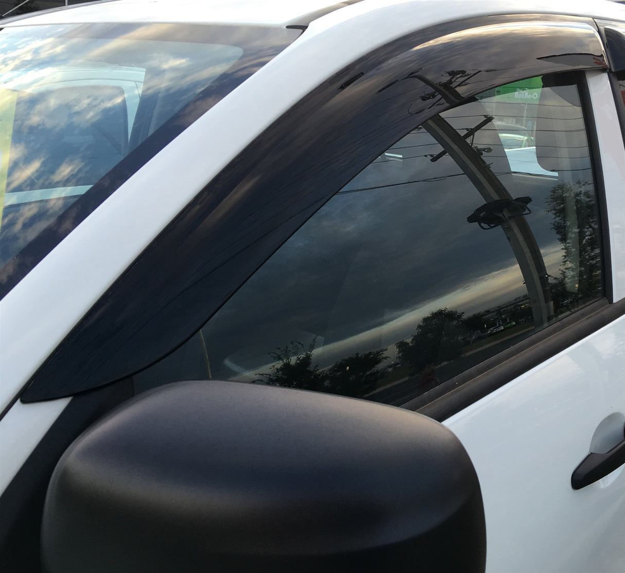 Weather Shields + Bonnet Protector for Mitsubishi Triton MQ Extra Cab 2015-2018