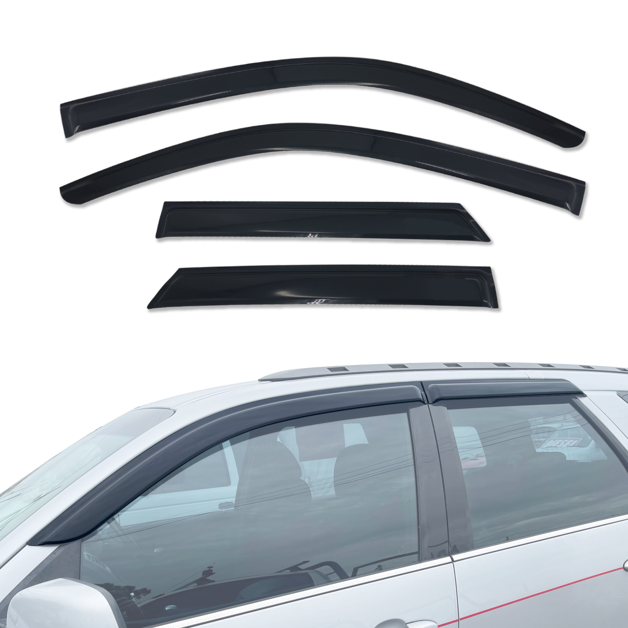 Luxury Weather Shields for Ford Territory 2004-Onwards