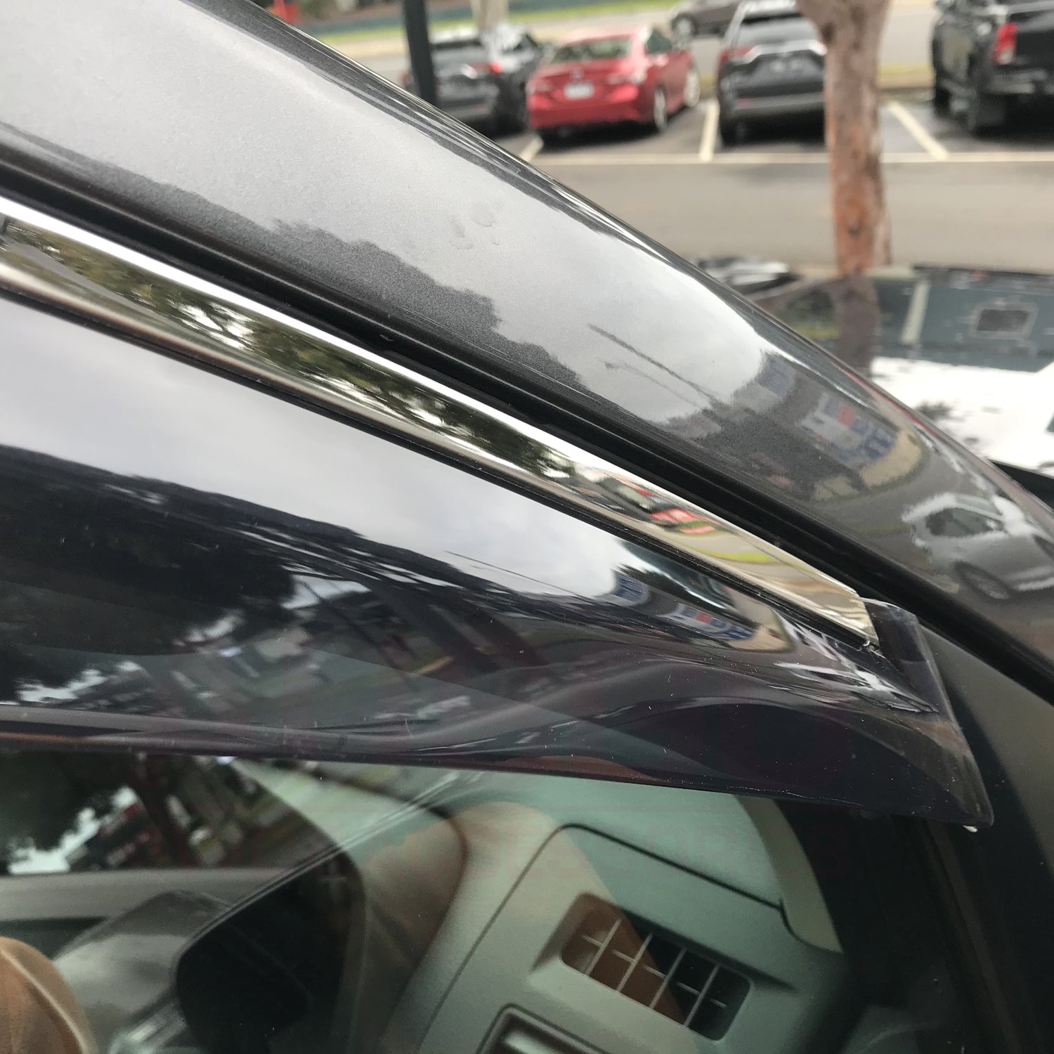 Stainless Trim Weather Shields + Bonnet Protector for Toyota Land Cruiser Prado 150 2013-2017