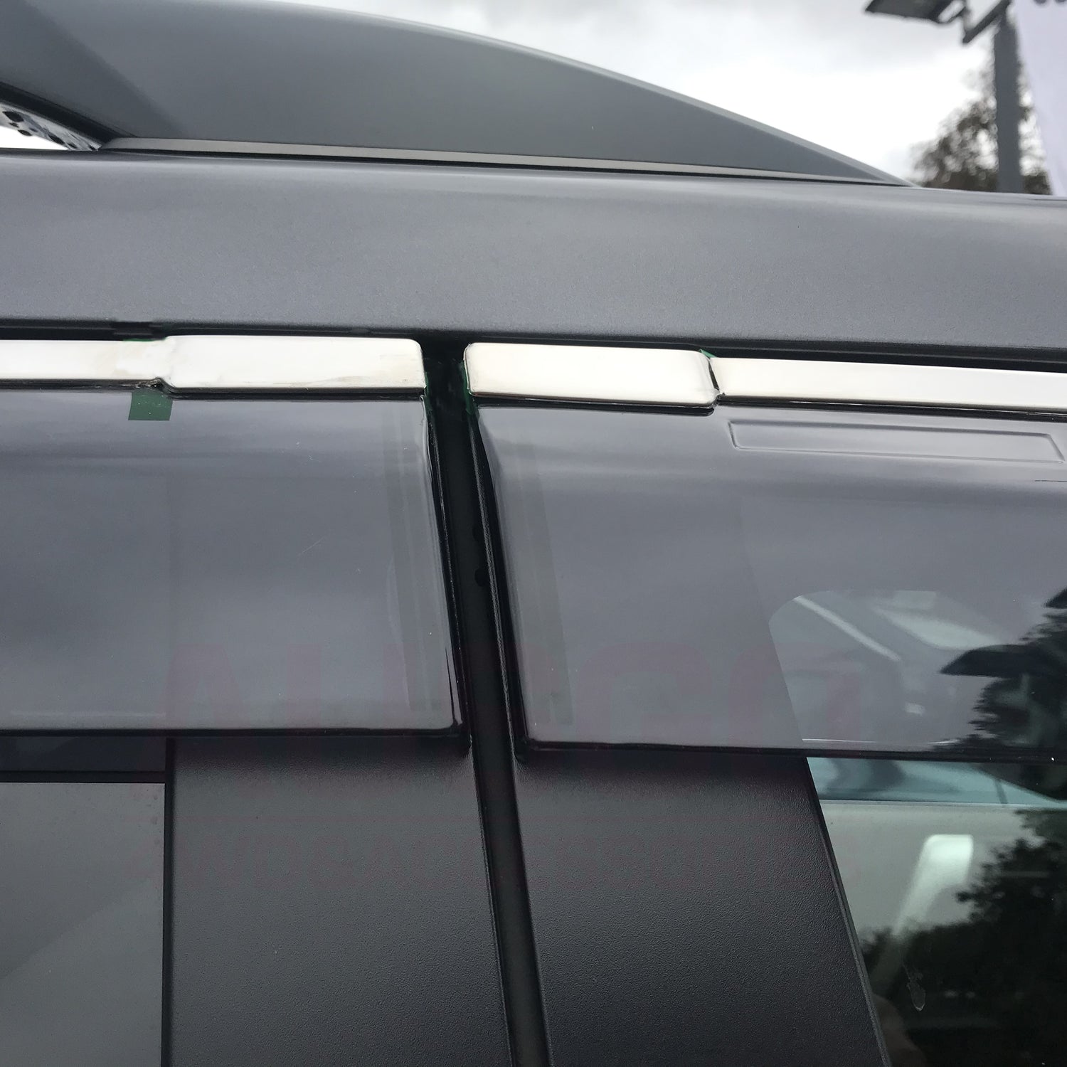 Stainless Trim Weather Shields + Bonnet Protector for Toyota Land Cruiser Prado 150 2013-2017