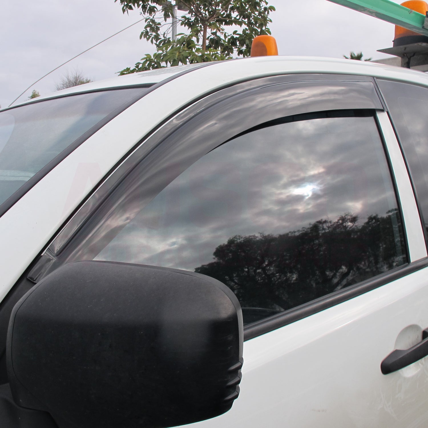 Weather Shields + Bonnet Protector for Mitsubishi Triton Extra Cab 2006-2015