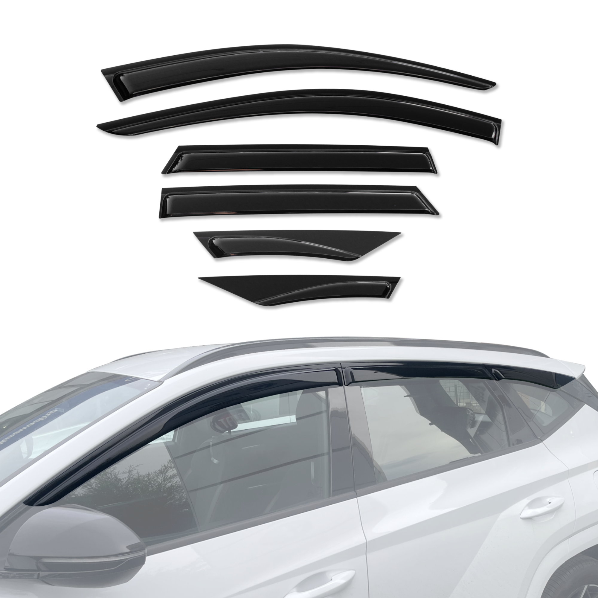 Luxury Weather Shields for Hyundai Tucson 2021-Onwards