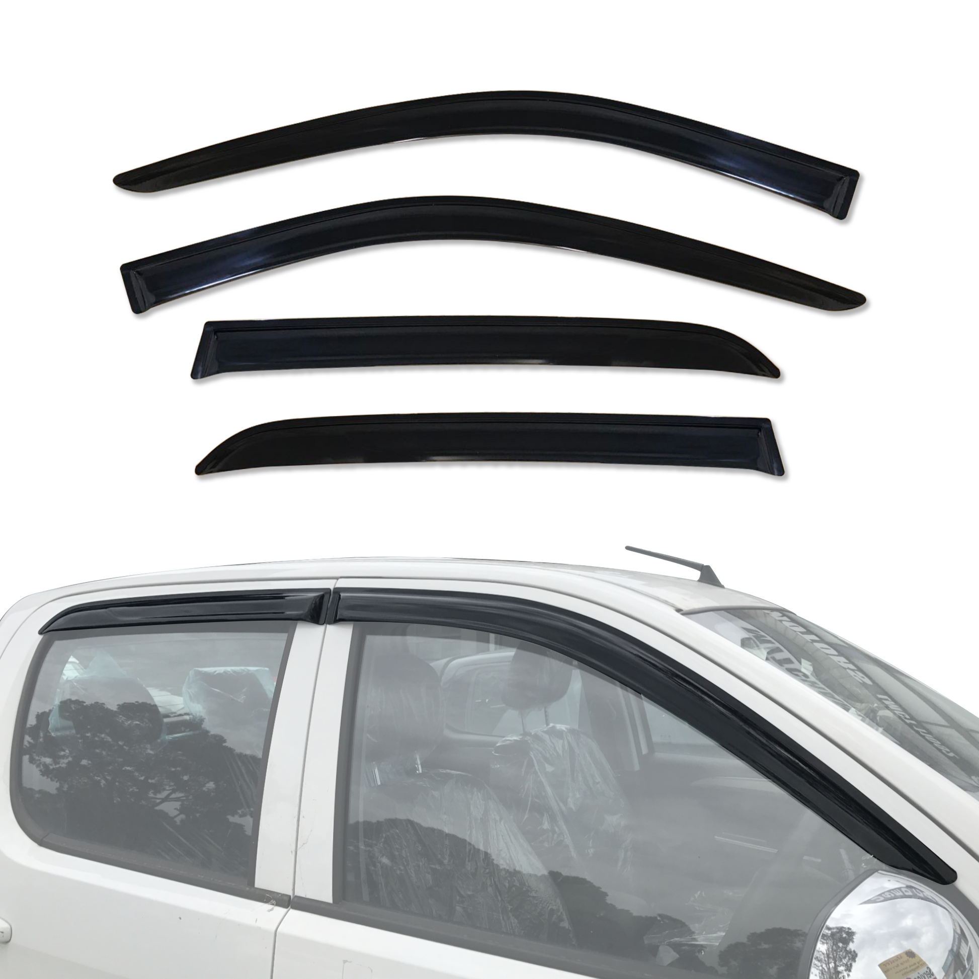 Luxury Weather Shields for Foton Tunland 2013-Onwards