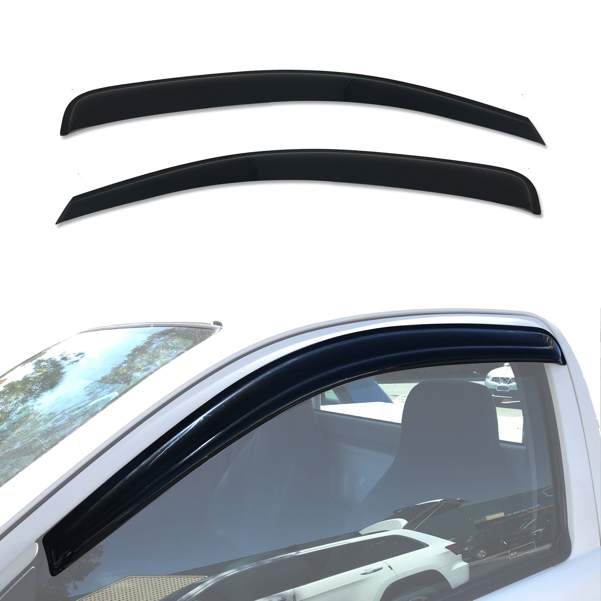 Luxury Weather Shields for Toyota Hilux Extra Cab 2005-2015