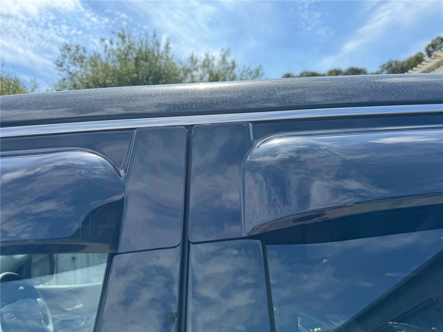 Wide Type Weather Shields + Bonnet Protector for Nissan Patrol Y62 2012-2019