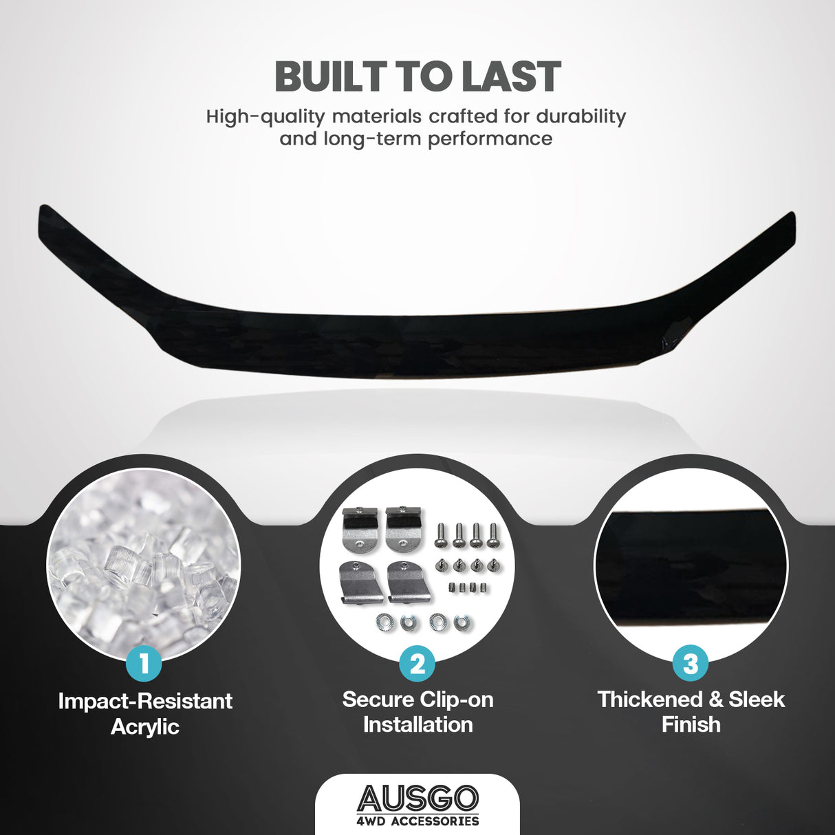 Weather Shields + Bonnet Protector for Ford Falcon FG 2008-2014