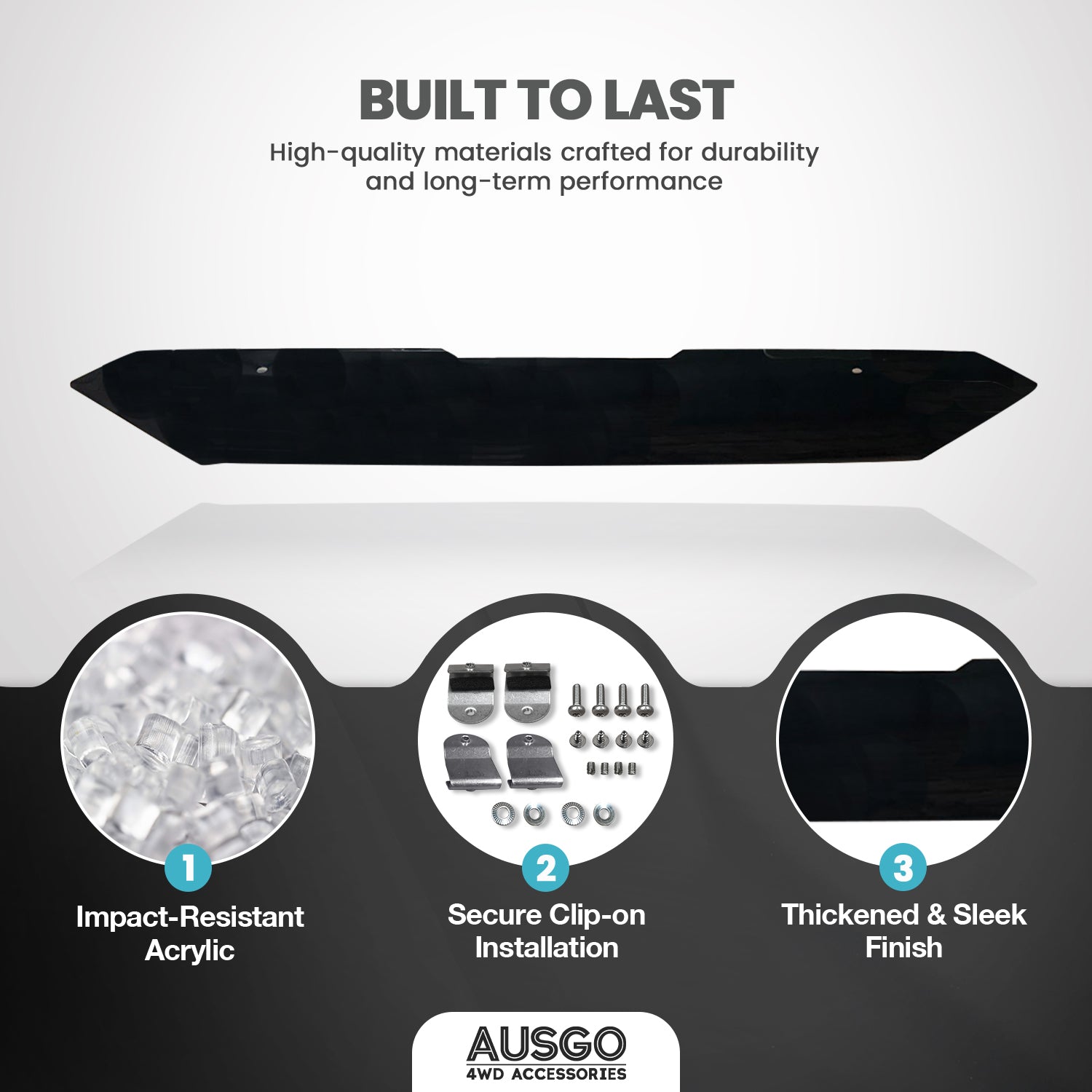 Weather Shields + Bonnet Protector for Ford Falcon FG-X 2014-2016