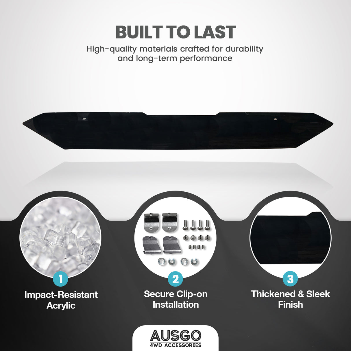 Weather Shields + Bonnet Protector for Ford Falcon FG-X 2014-2019