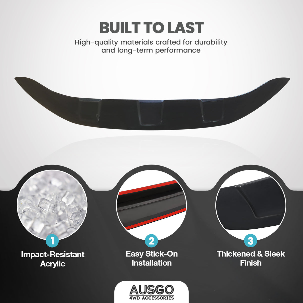 Stainless Trim Weather Shields + Bonnet Protector for Haval Jolion 2021-2024