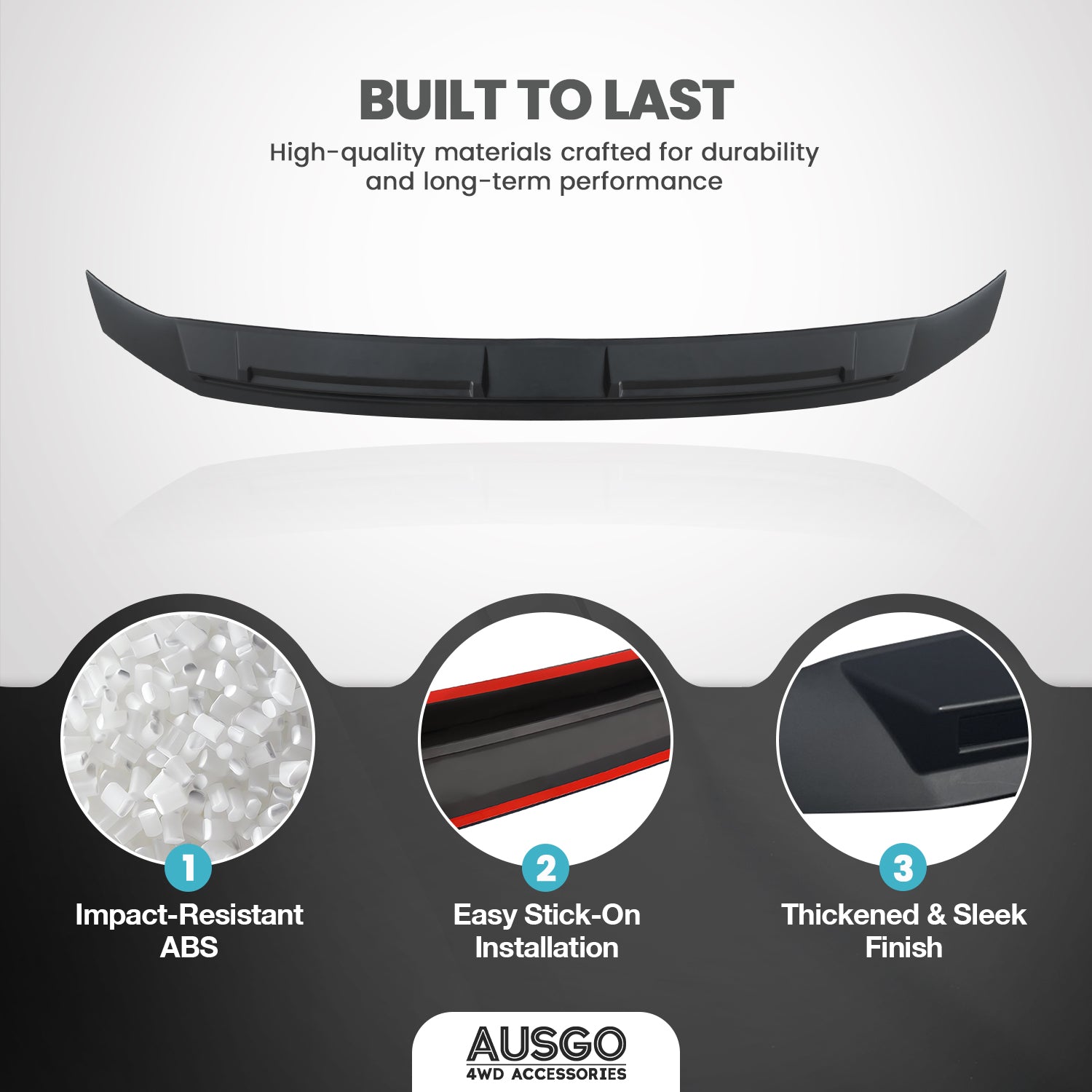 Luxury Weather Shields + Bonnet Protector for Mitsubishi Pajero 2007-2020