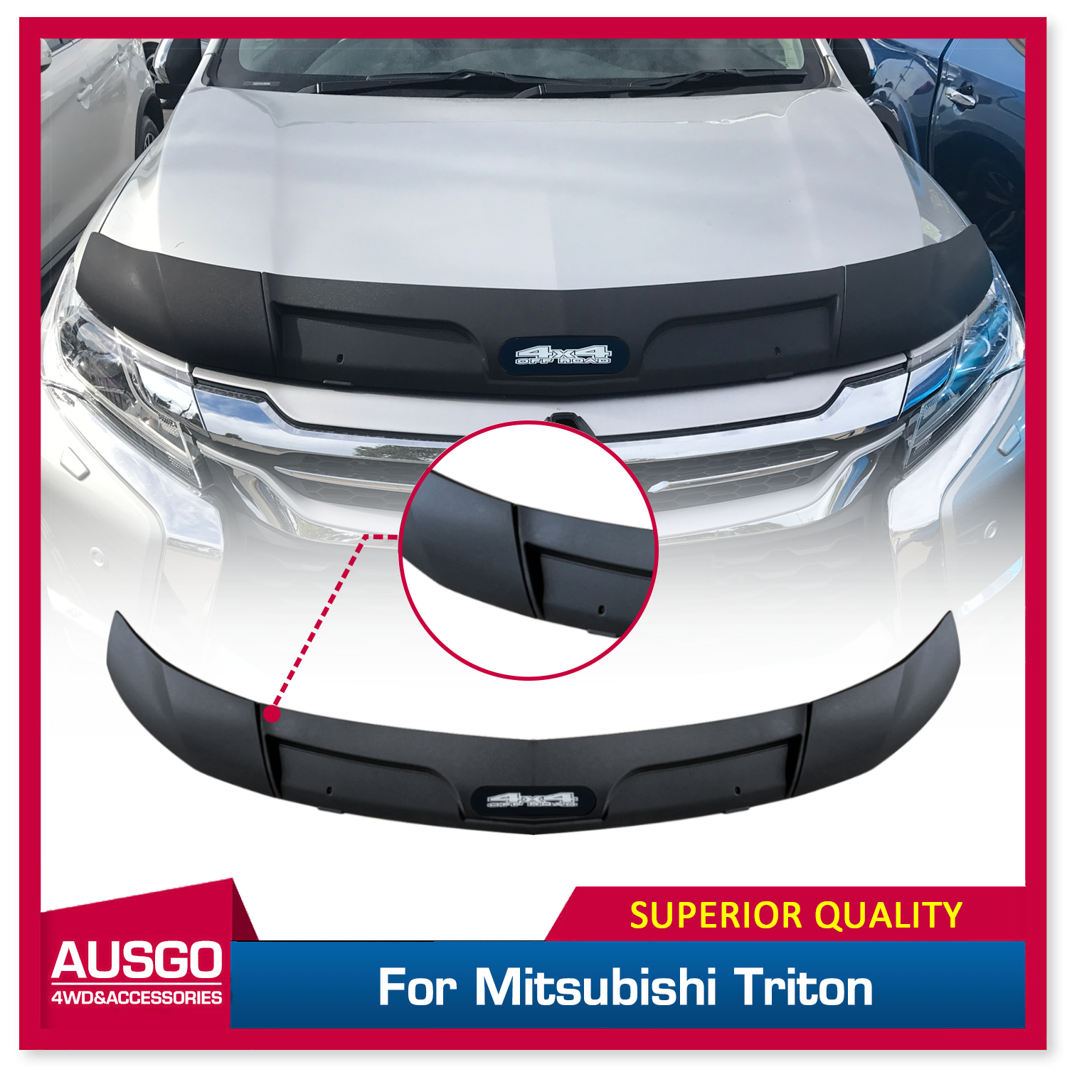 Bonnet Protector for Mitsubishi Triton MQ 2015-2018