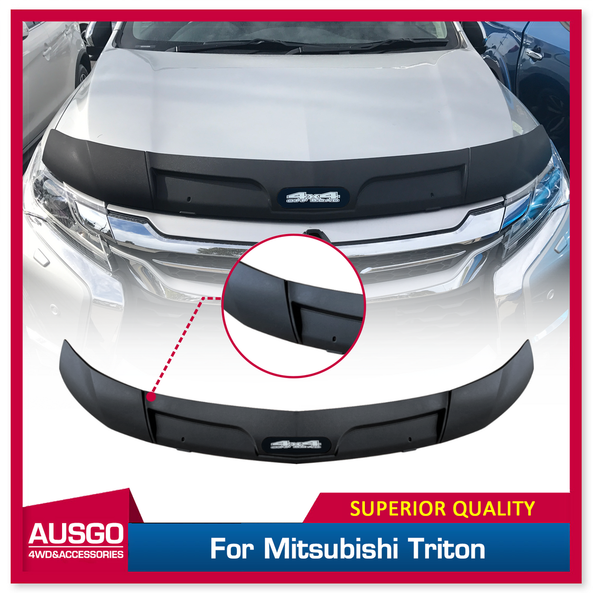 Bonnet Protector for Mitsubishi Triton MQ 2015-2018
