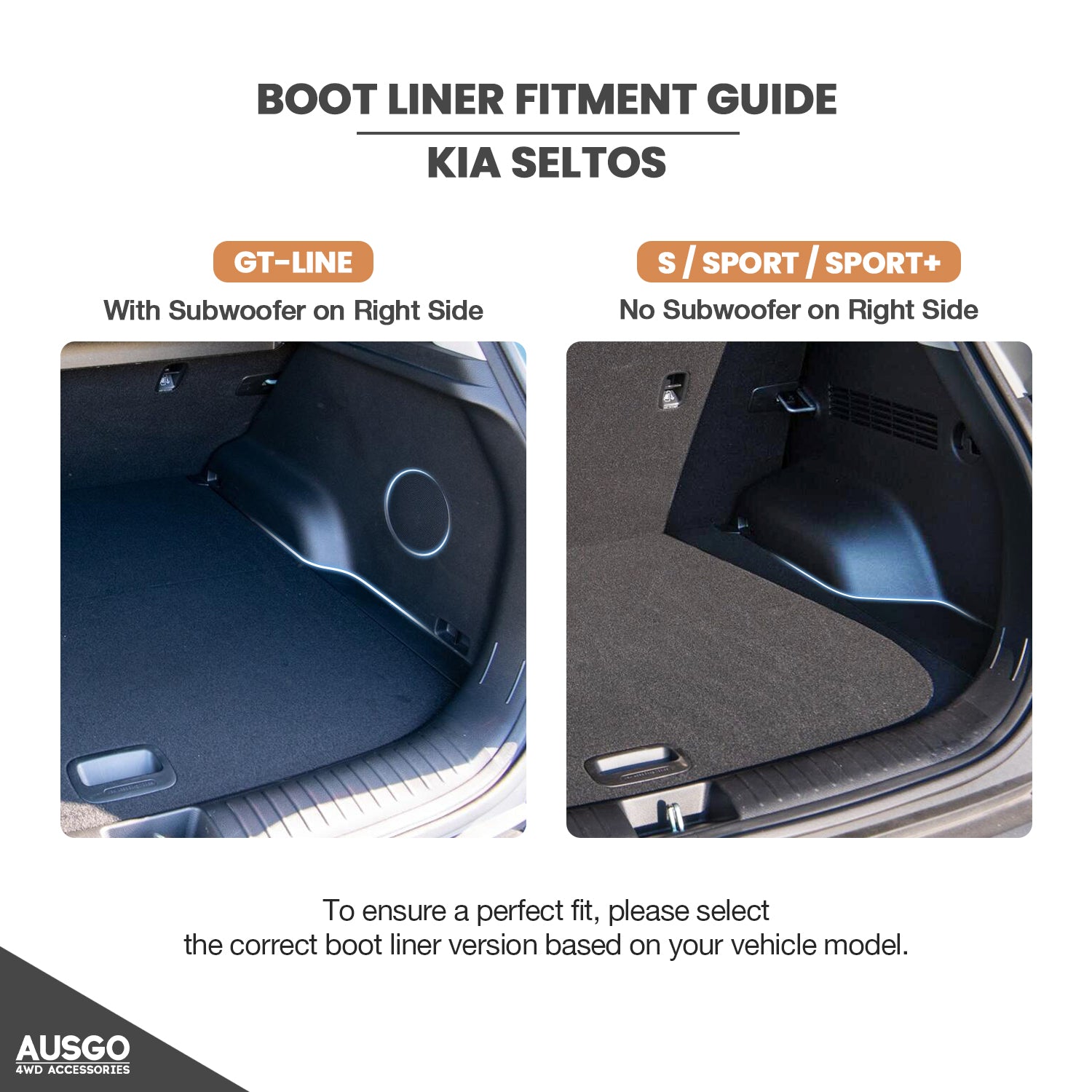 Boot Liner for KIA Seltos 2019-Onwards