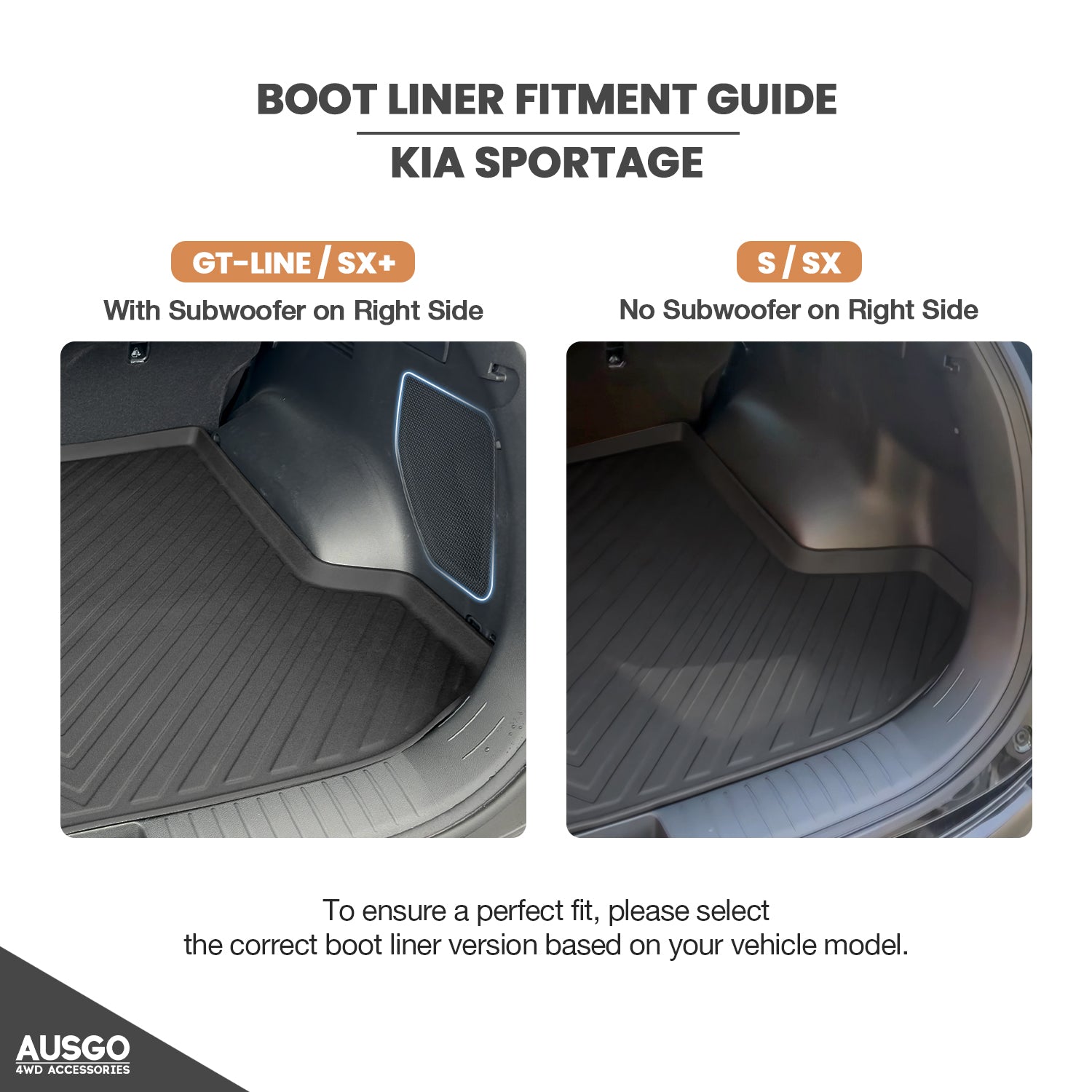 Boot Liner for KIA Sportage 2021-2025