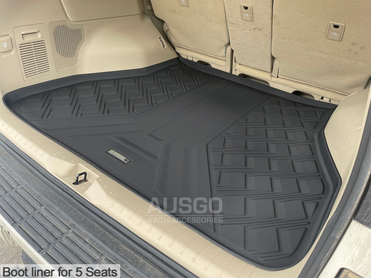 7D Injection Floor Mats for Toyota Land Cruiser 300 Series 2021-Onwards