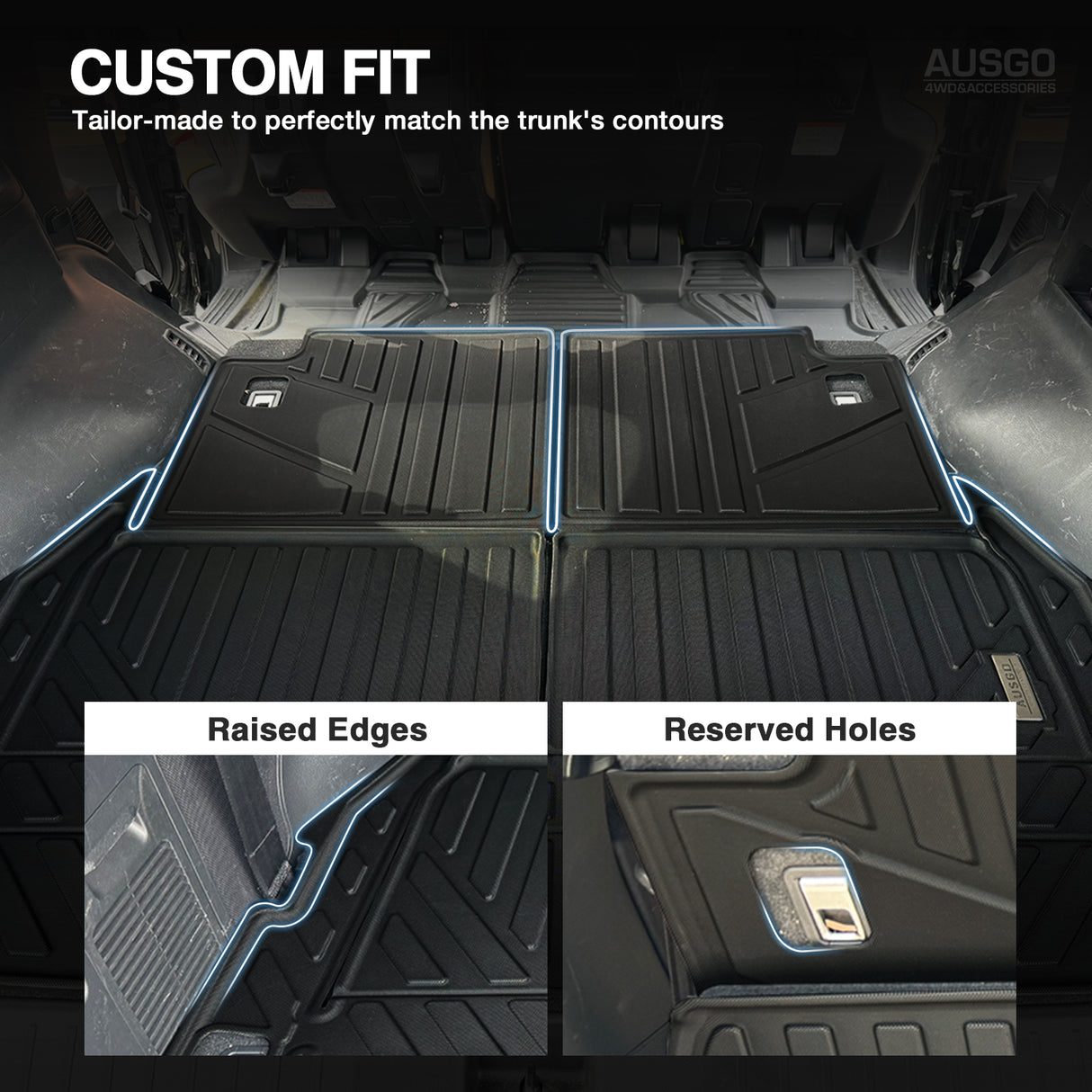 Boot Liner for Toyota Land Cruiser 300 Series 7-Seat 2021-Onwards