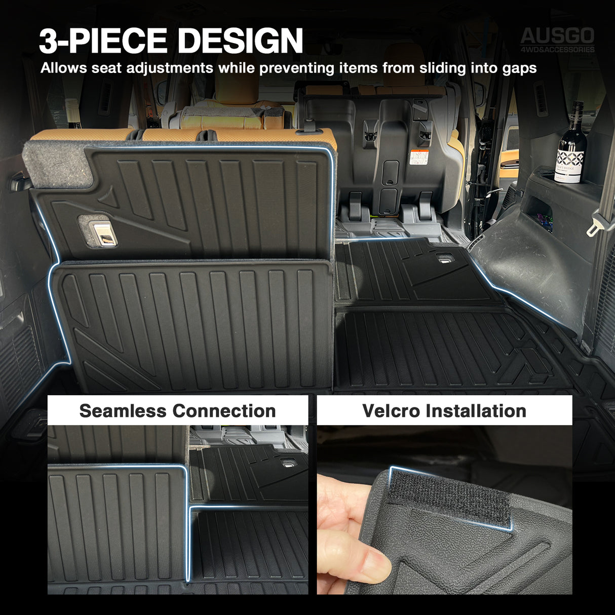 Boot Liner for Toyota Land Cruiser 300 Series 7-Seat 2021-Onwards