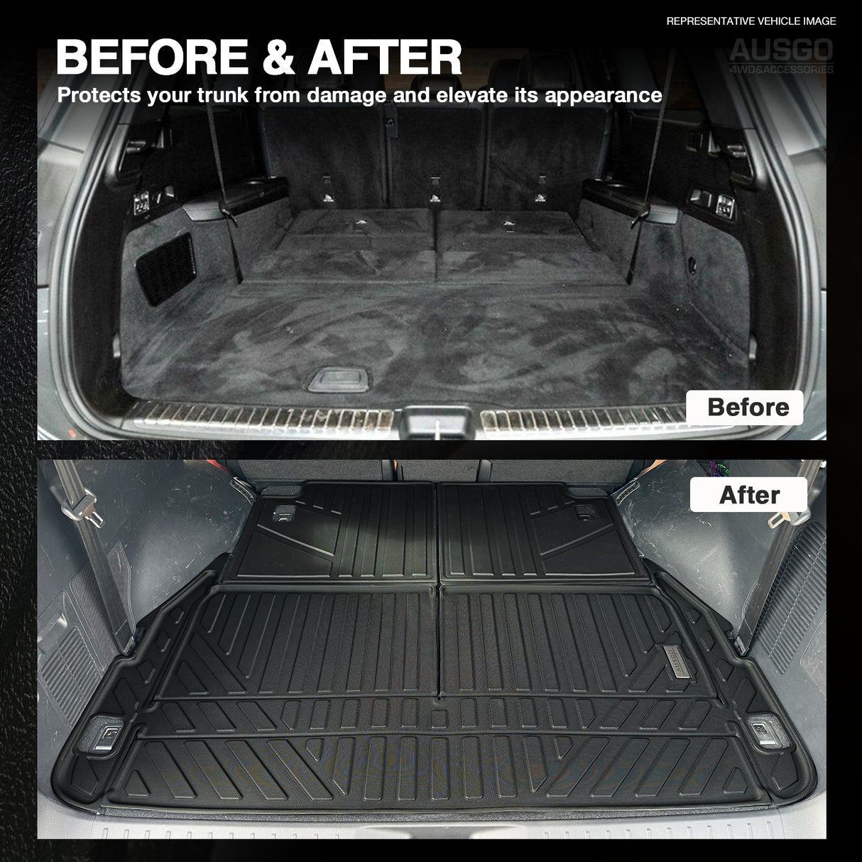 Boot Liner for Toyota Land Cruiser 300 Series 7-Seat 2021-Onwards